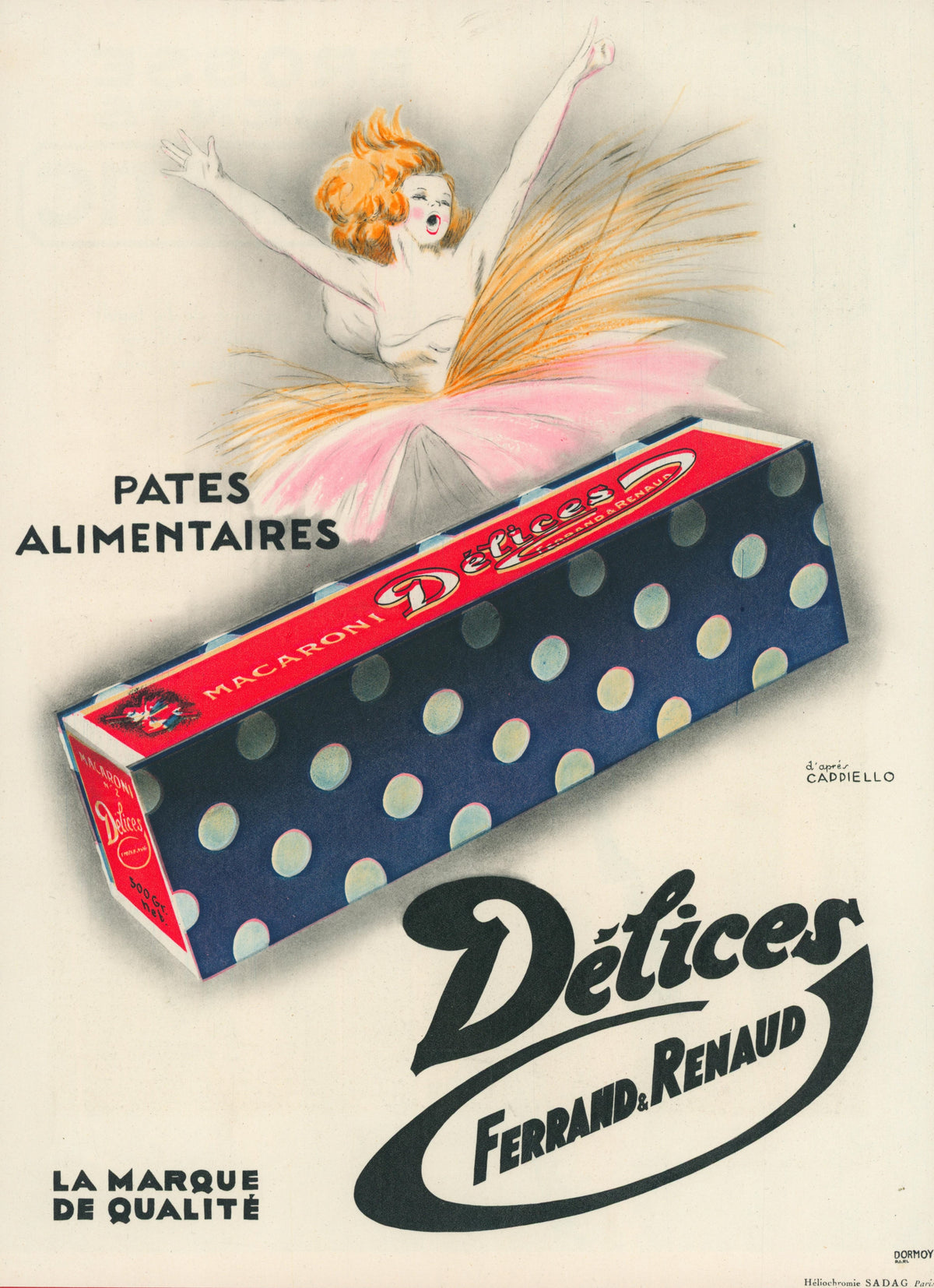 Delicies- Magazine Ad - Authentic Vintage Antique Print