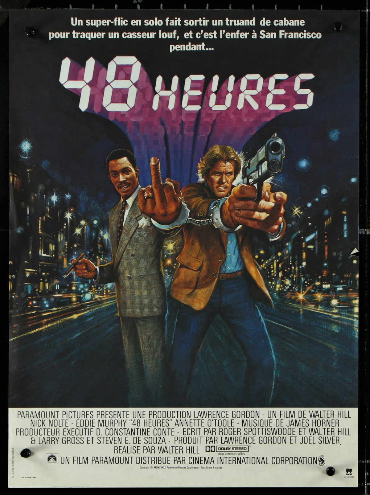 48 Heures - Authentic Vintage Poster