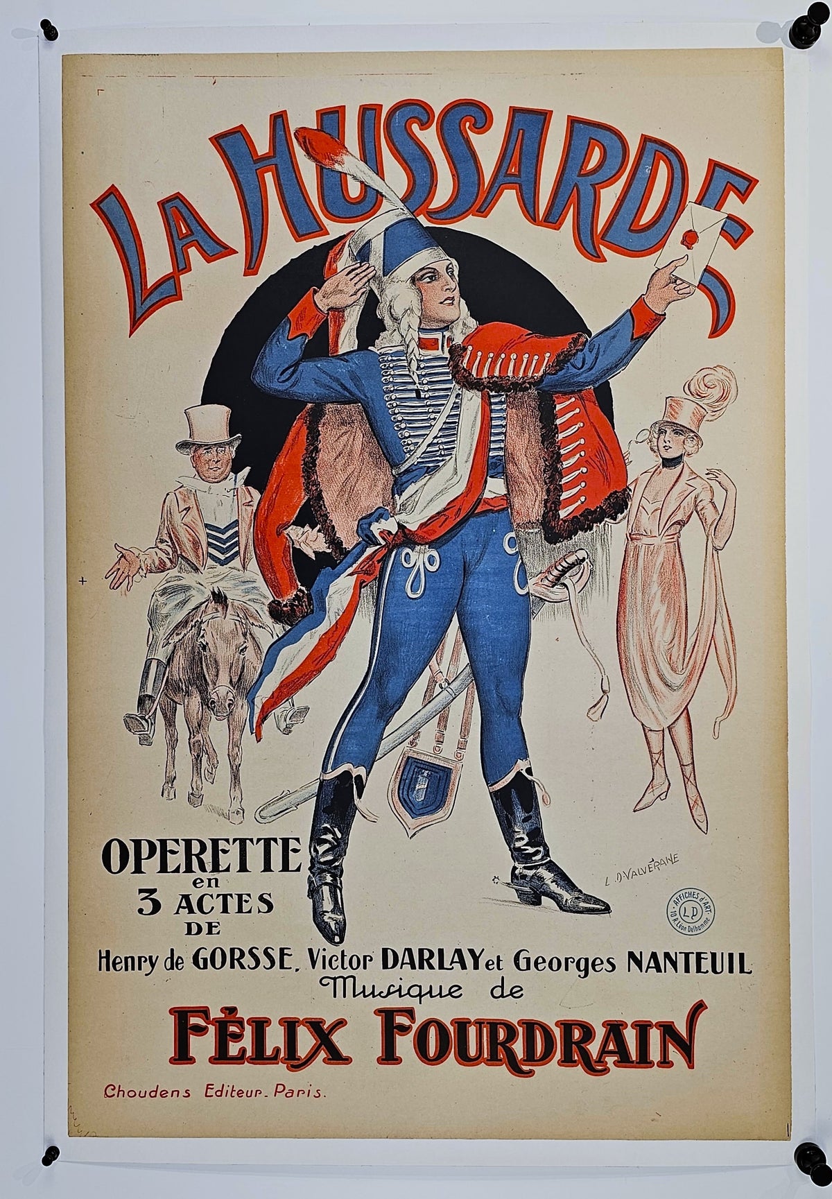 La Hussarde - Authentic Vintage Poster