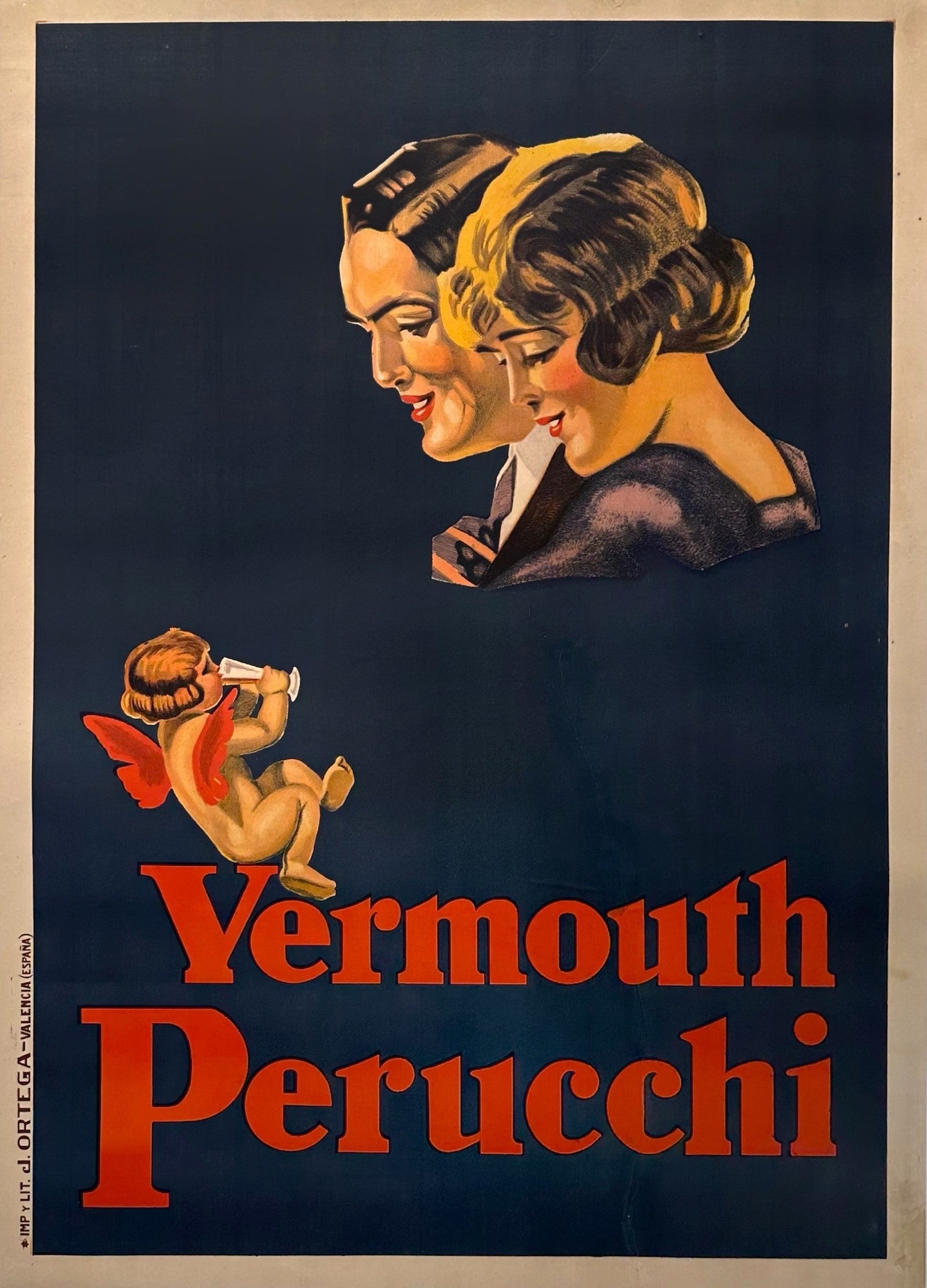 Vermouth Perucci - Authentic Vintage Poster