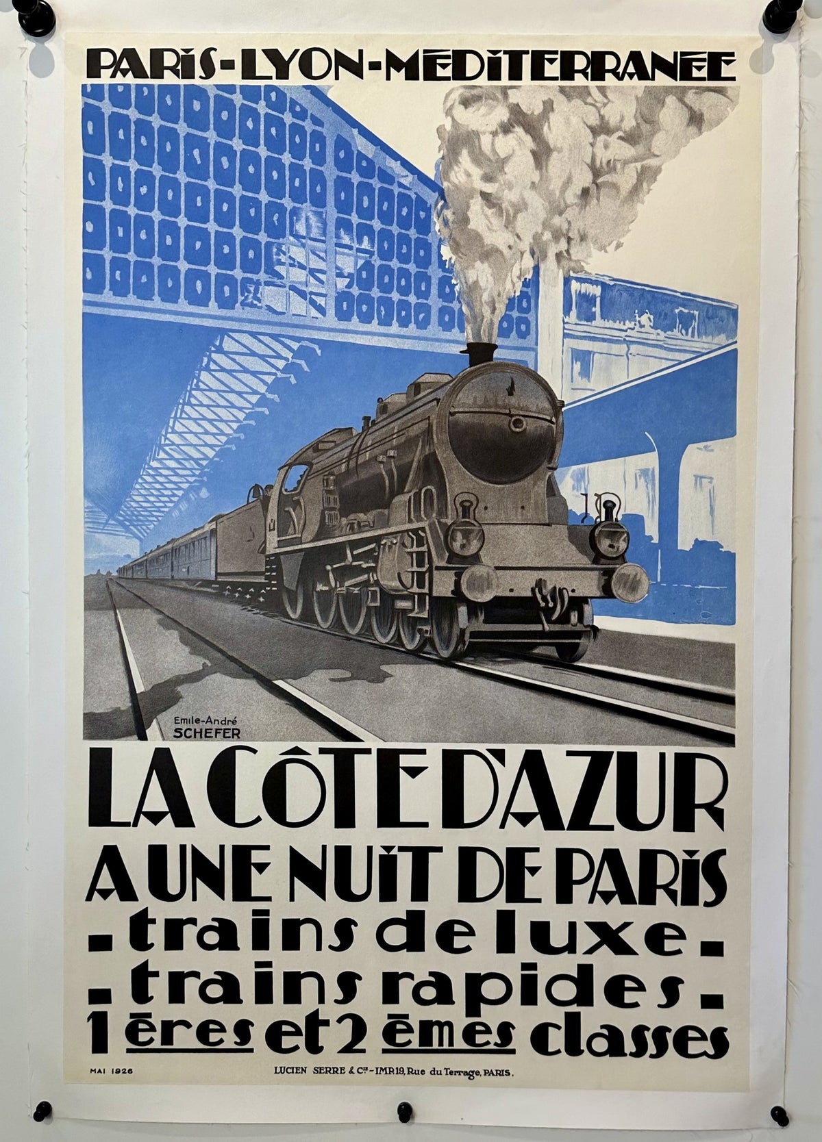 Cote de Azur - Authentic Vintage Poster