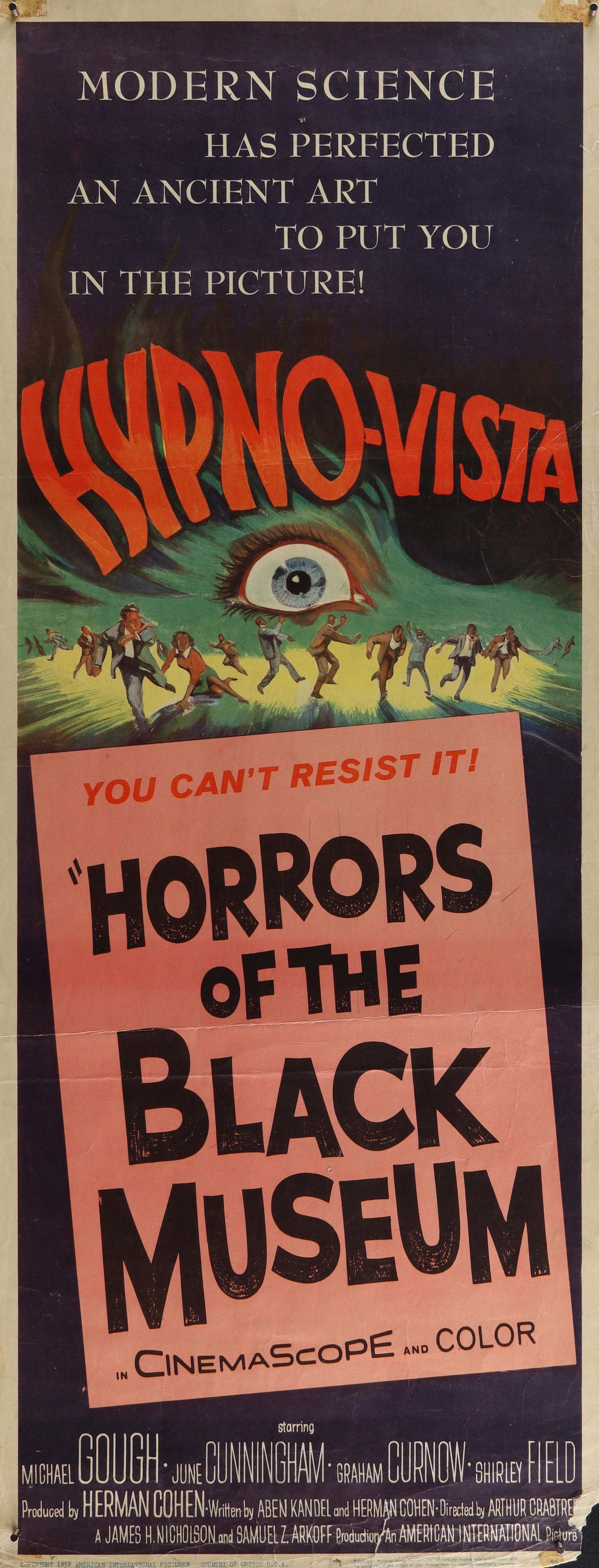 Horrors of the Black Museum - Authentic Vintage Poster