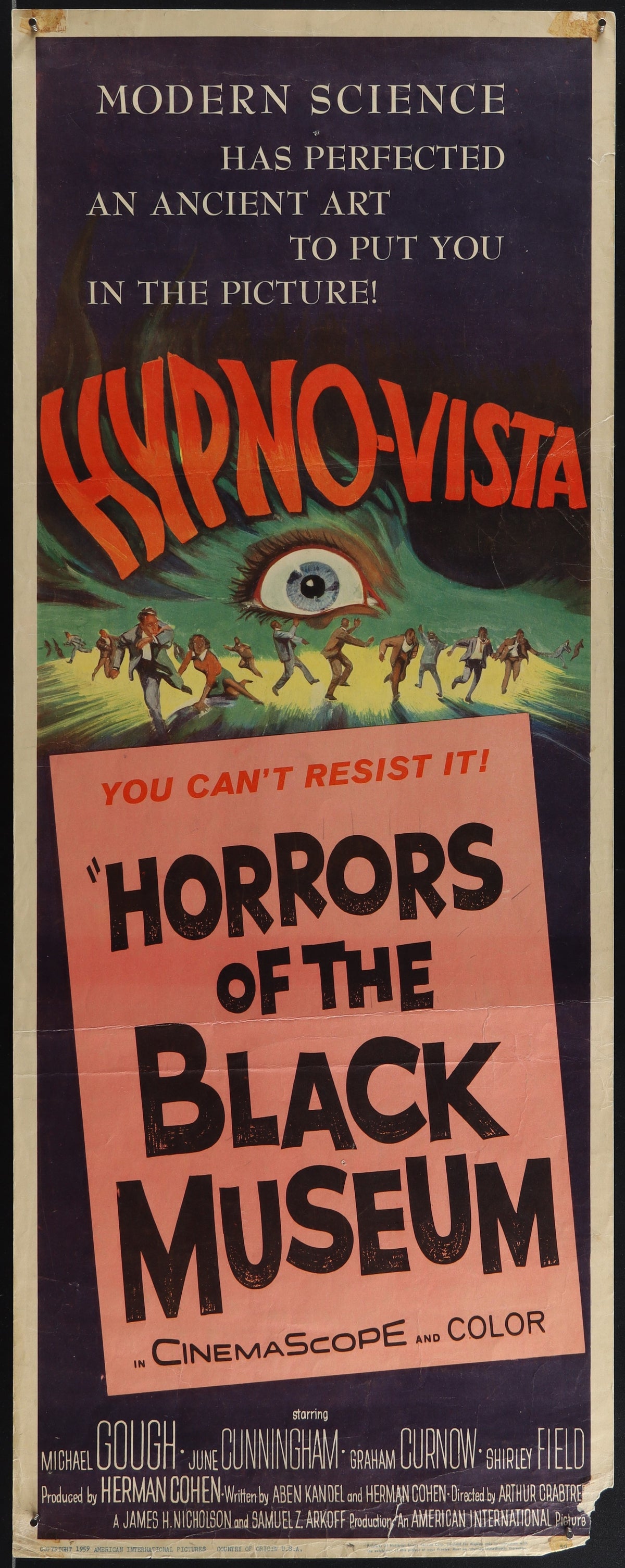Horrors of the Black Museum - Authentic Vintage Poster