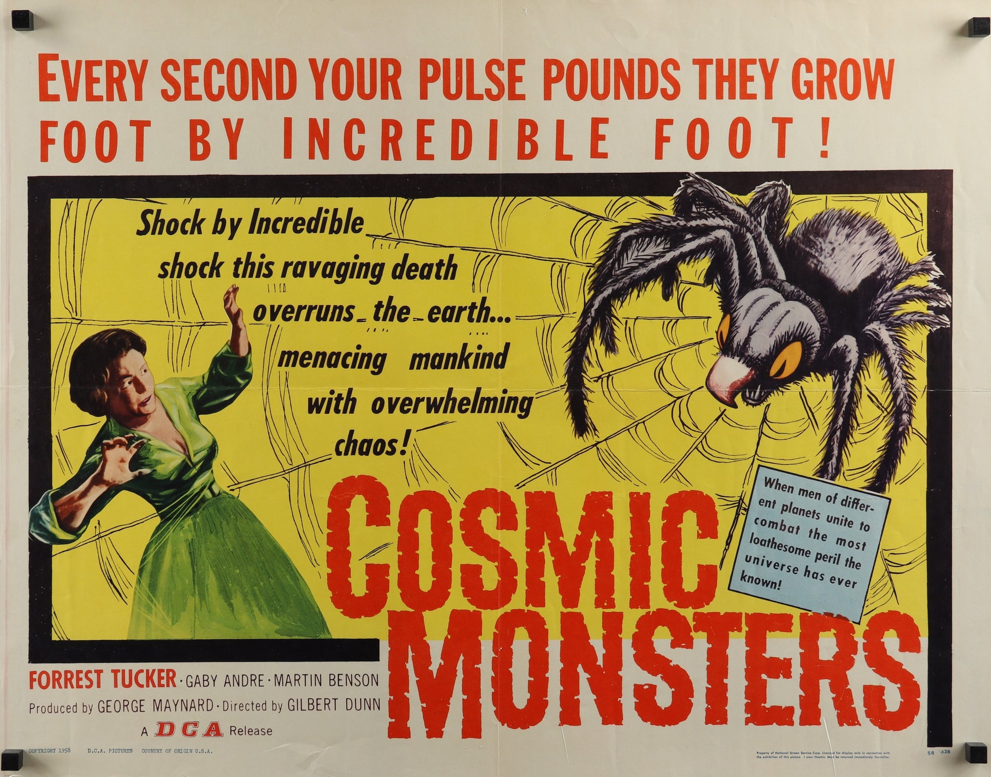 Cosmic Monsters - Authentic Vintage Poster