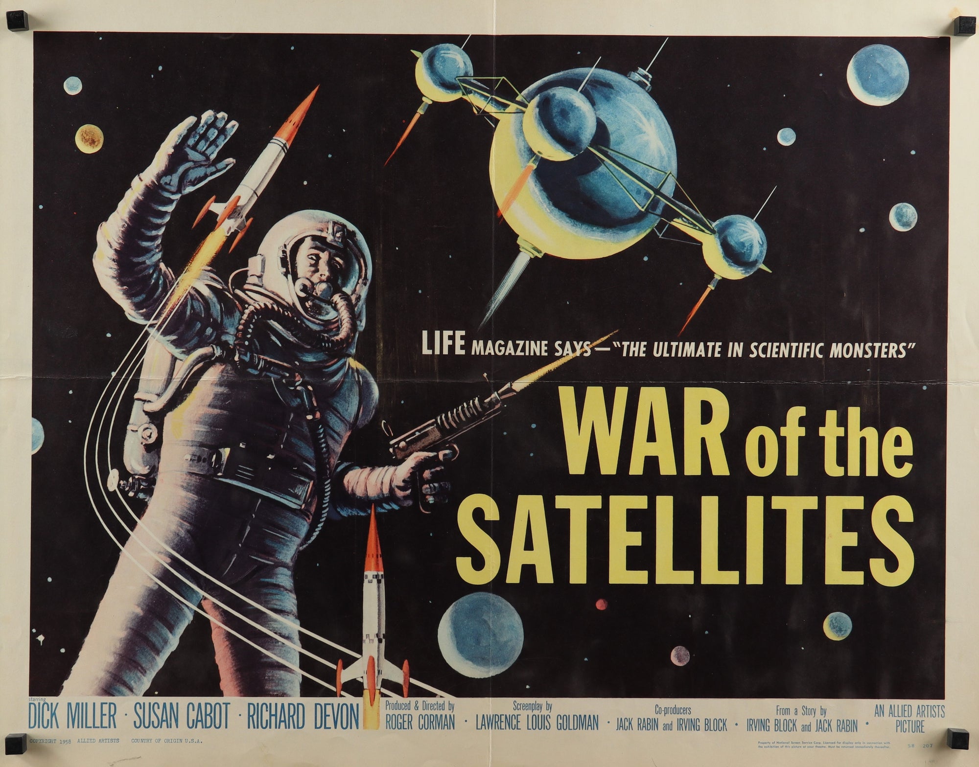 War of the Satellites - Authentic Vintage Poster