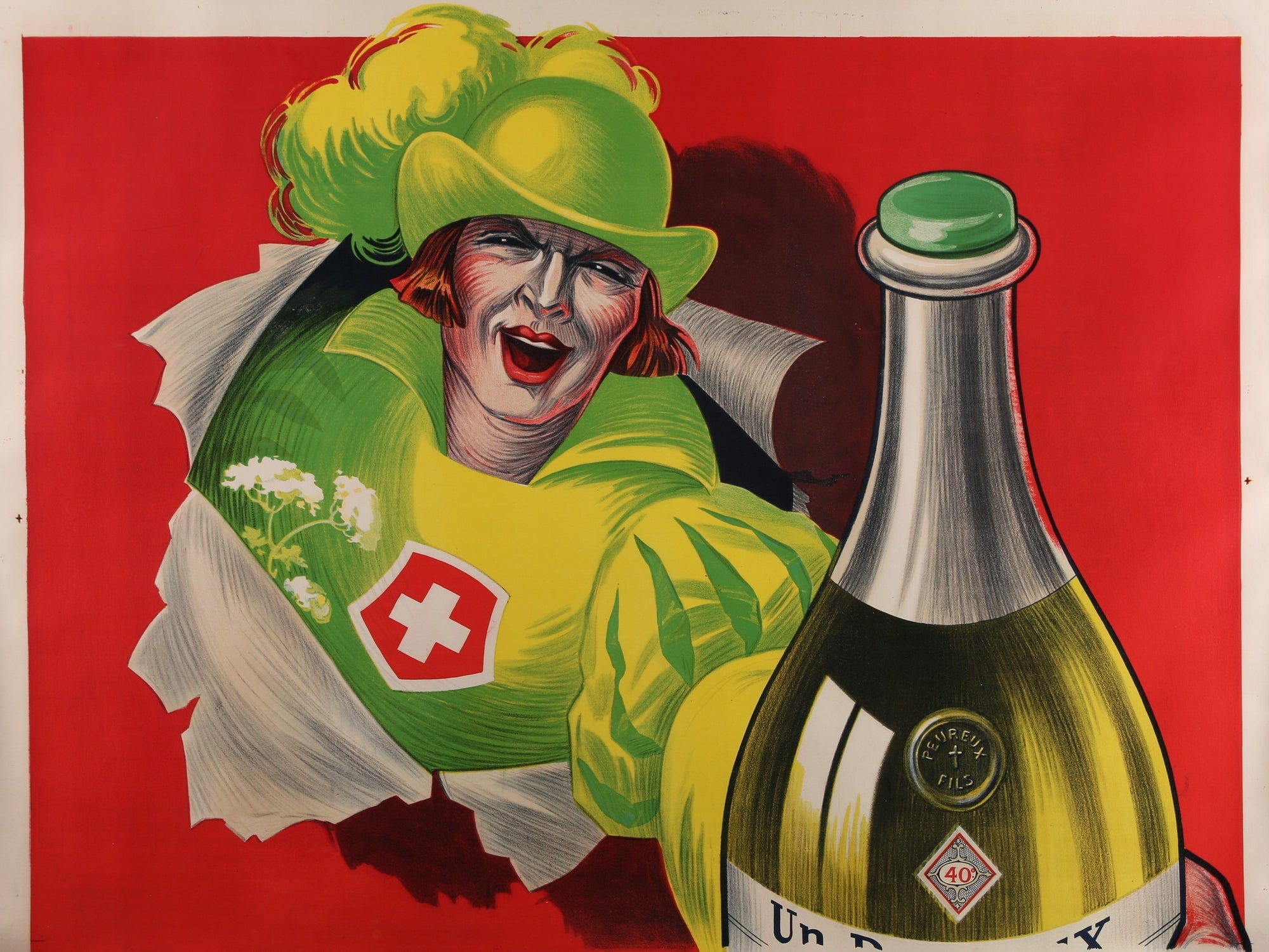 Peureux by Henri LeMonnier - Authentic Vintage Poster