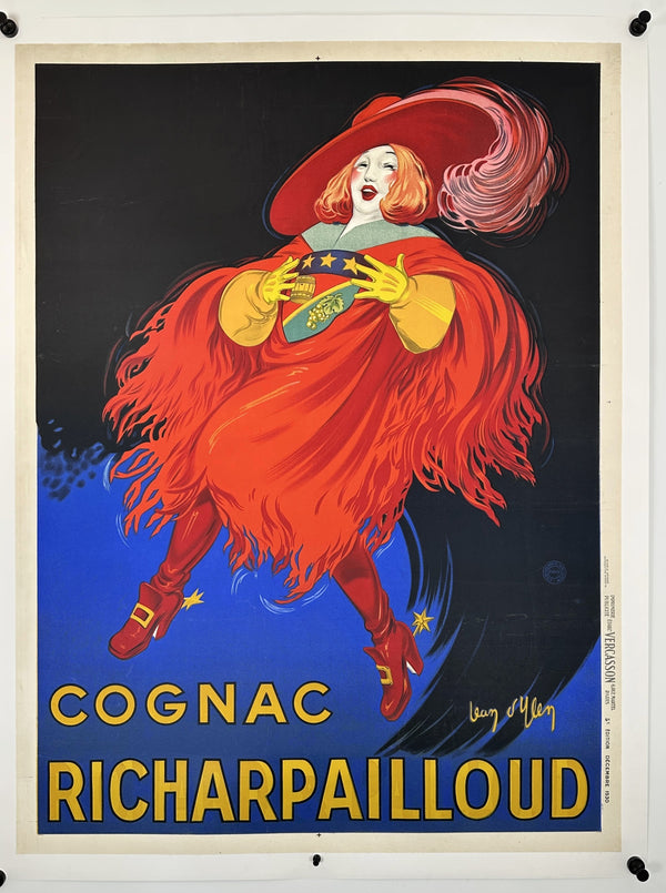 Original Vintage Poster: Cognac Richarpailloud by Jean D'ylen