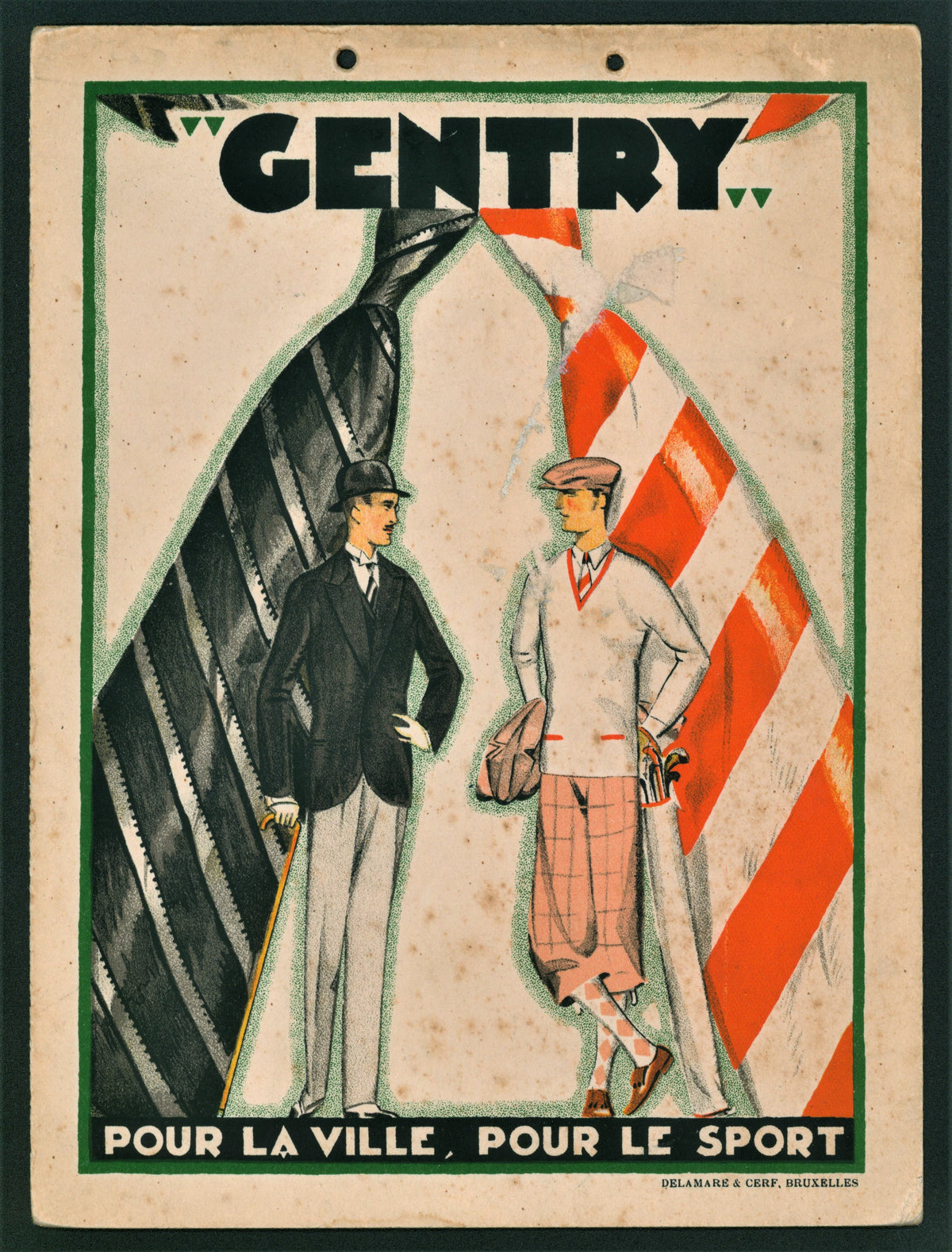 Gentry - Authentic Vintage Window Card