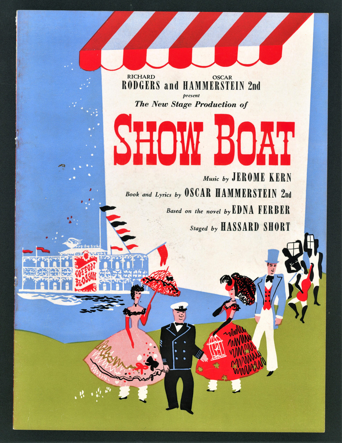 Show Boat- Playbill - Authentic Vintage Antique Print