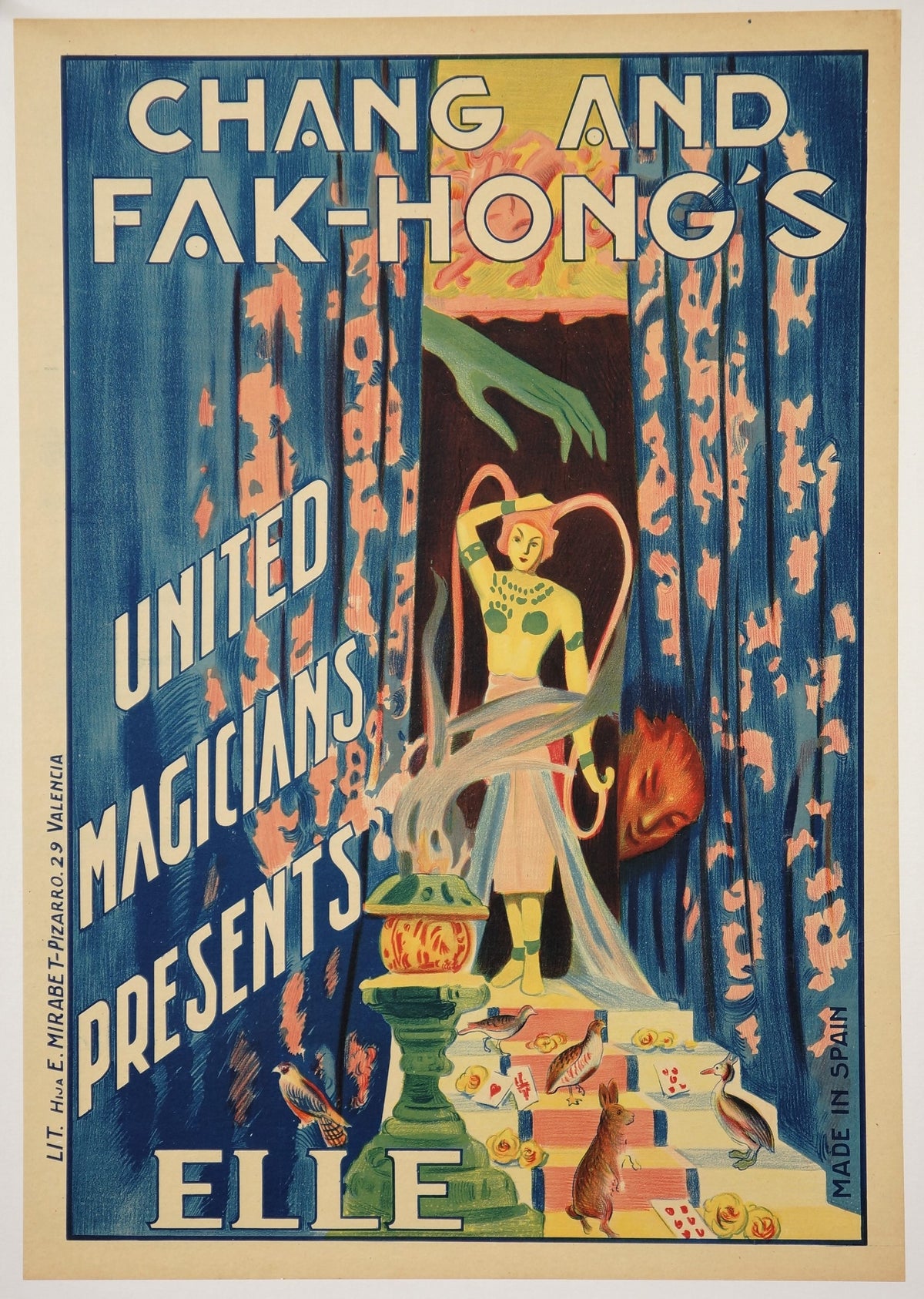 The Great Chang &amp; Fak-Hong - Authentic Vintage Poster