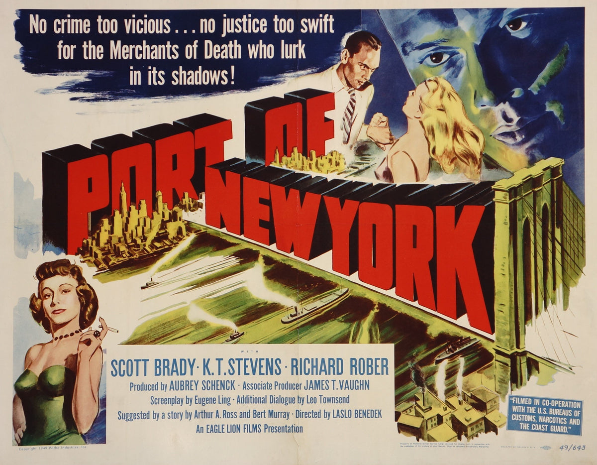 Port of New York - Authentic Vintage Poster