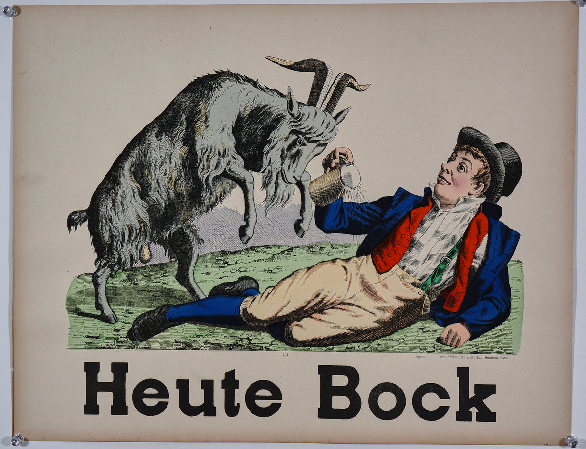 Wissembourg- Heute Bock No. 404 - Authentic Vintage Poster