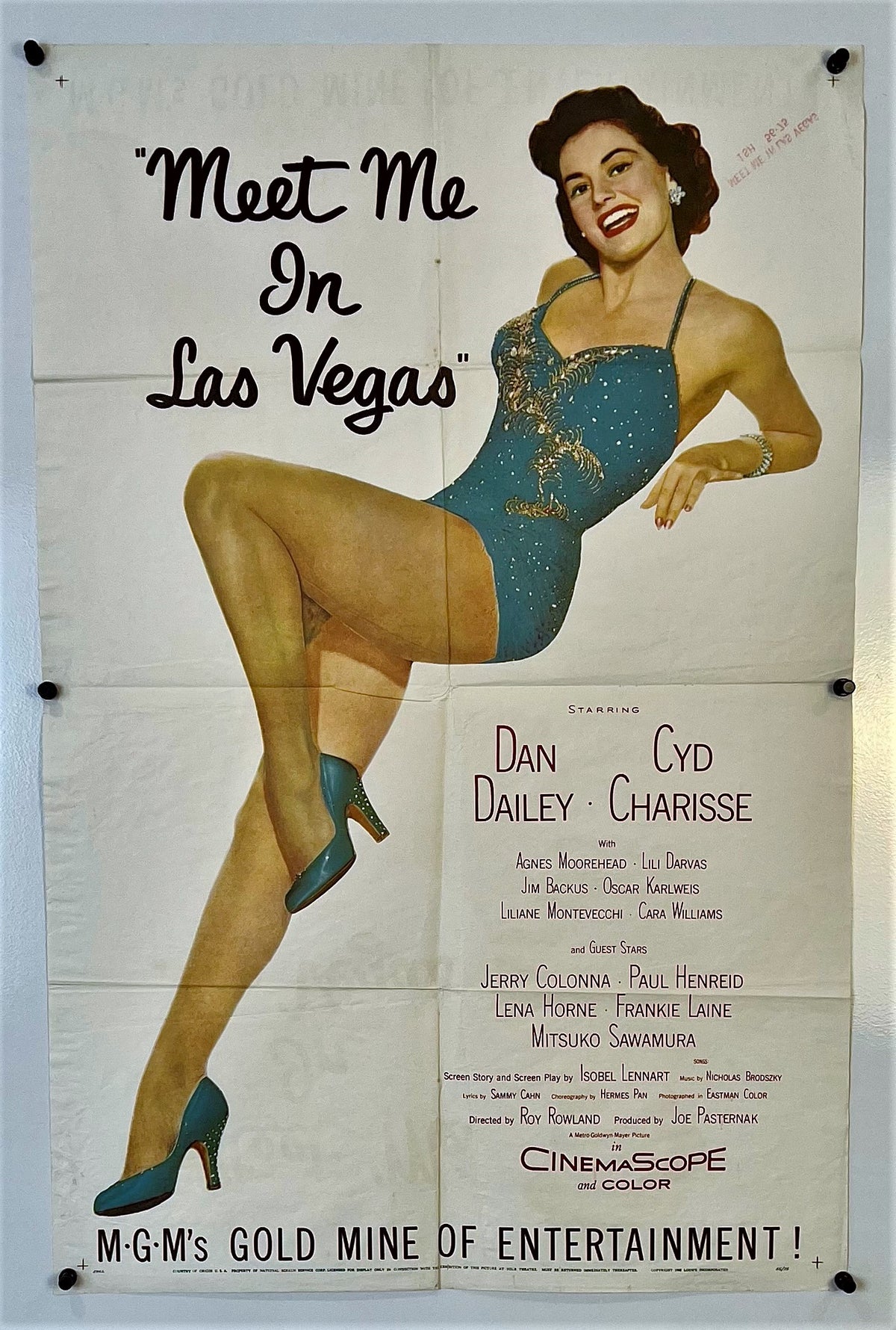 Meet Me in Las Vegas - Authentic Vintage Poster