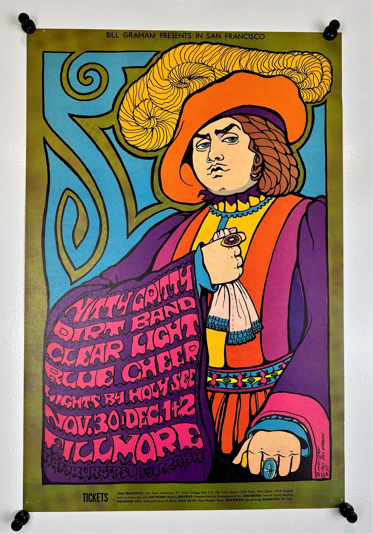 Nitty Gritty Dirt Band - Authentic Vintage Poster