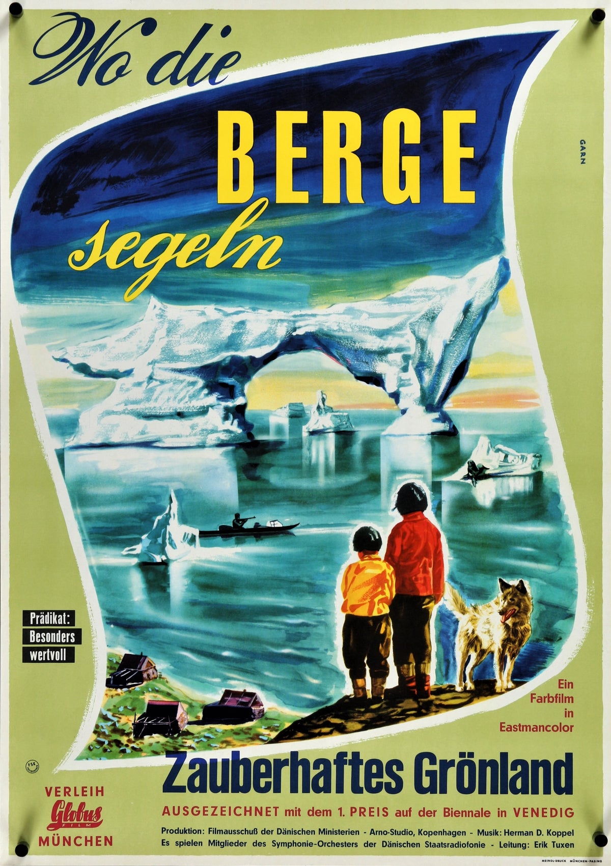 Hvor Bjergene Sejler - Authentic Vintage Poster