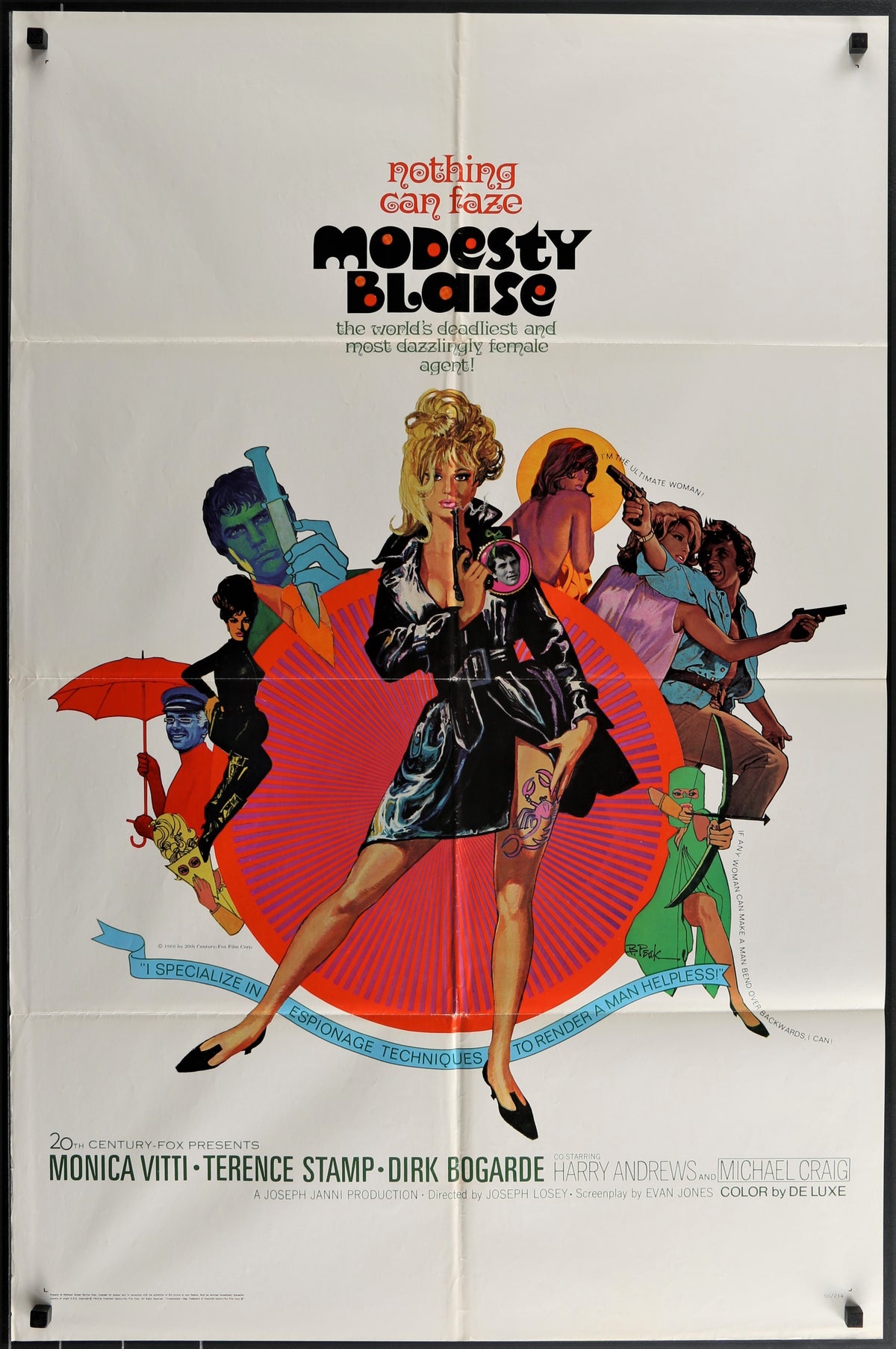Modesty Blaise_2 - Authentic Vintage Poster