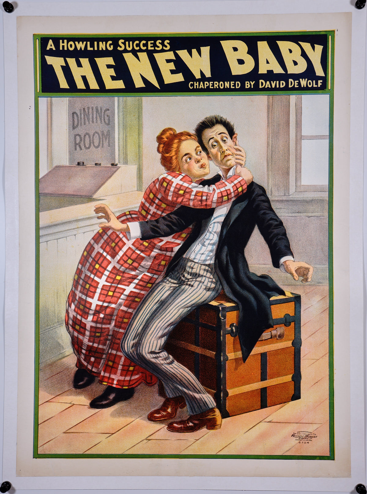 The New Baby - Authentic Vintage Poster