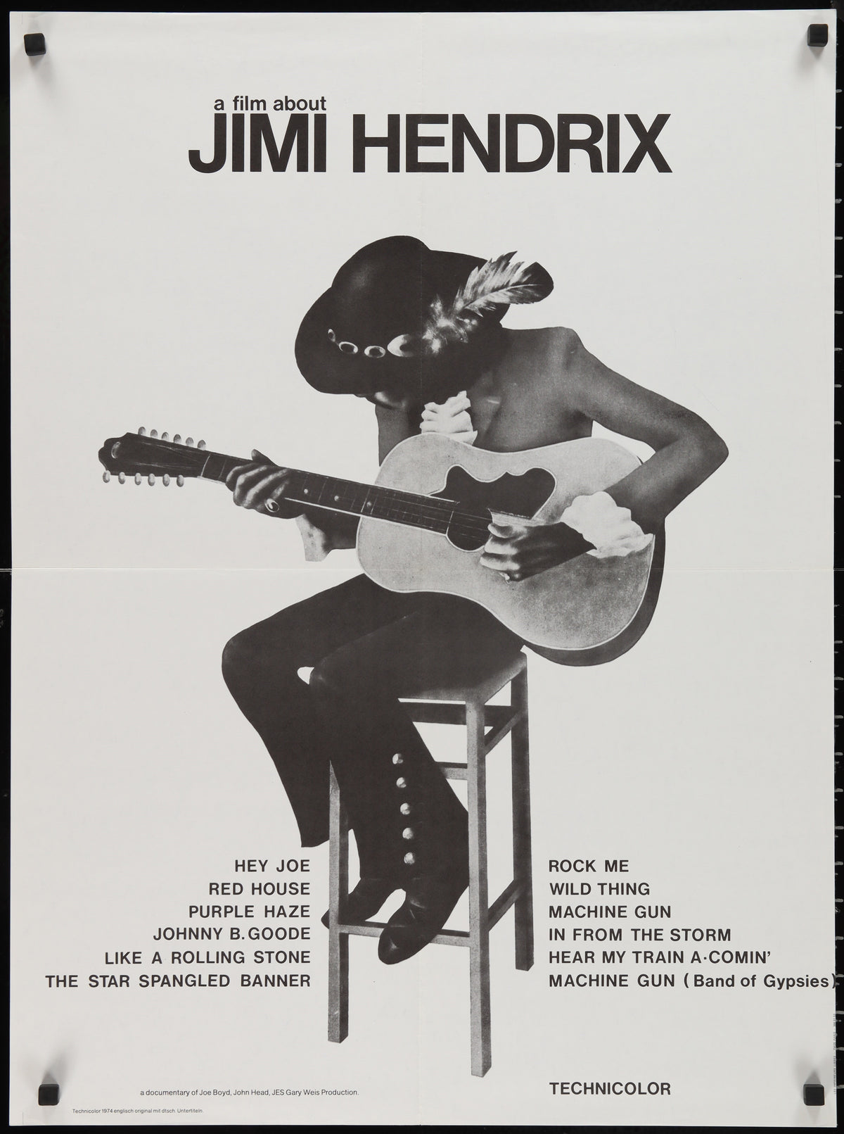 Jimi Hendrix - Authentic Vintage Poster