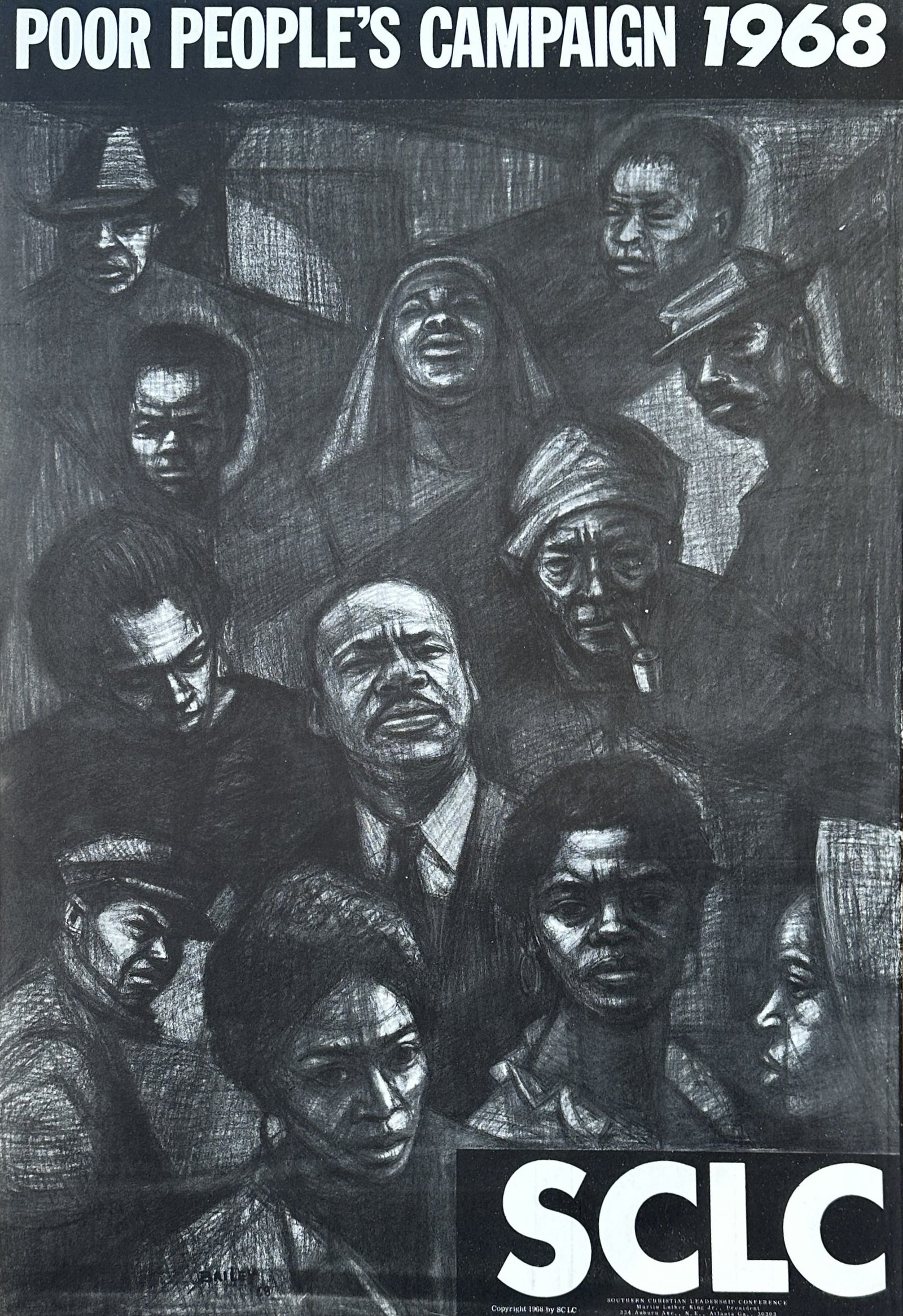 Poor People's Campaign, MLK - Authentic Vintage Poster