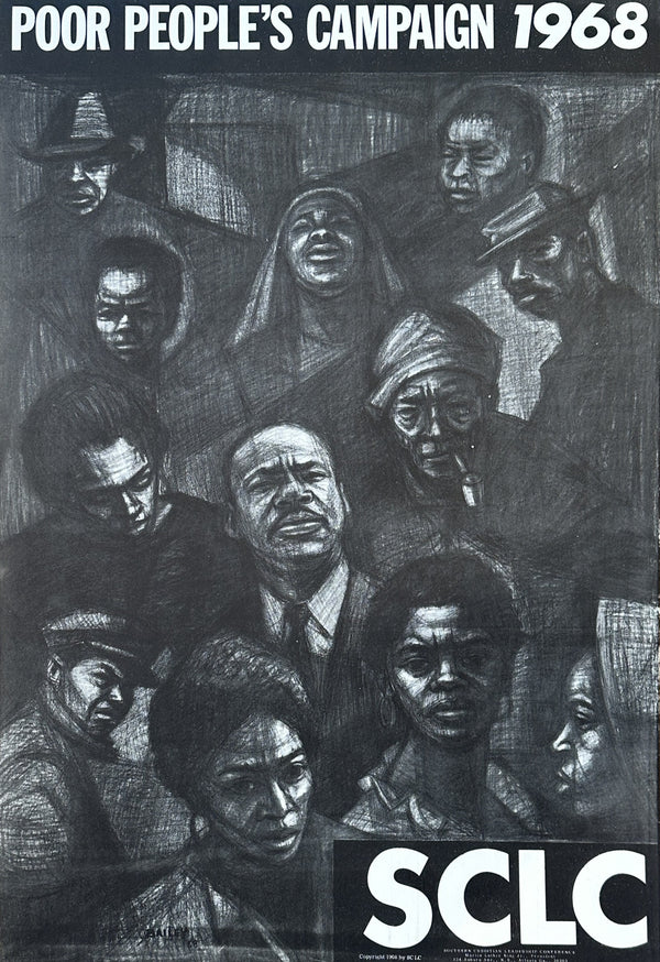 Poor People's Campaign, MLK - Authentic Vintage Poster
