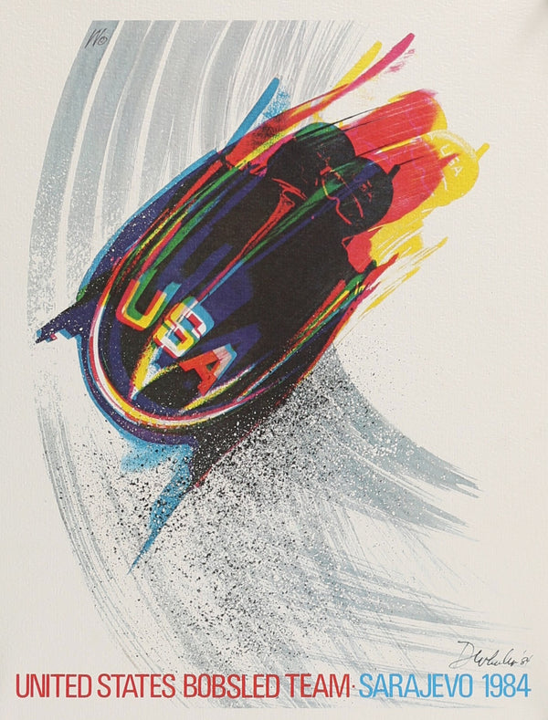 1984 Winter Olympics, Sarajevo - Authentic Vintage Poster