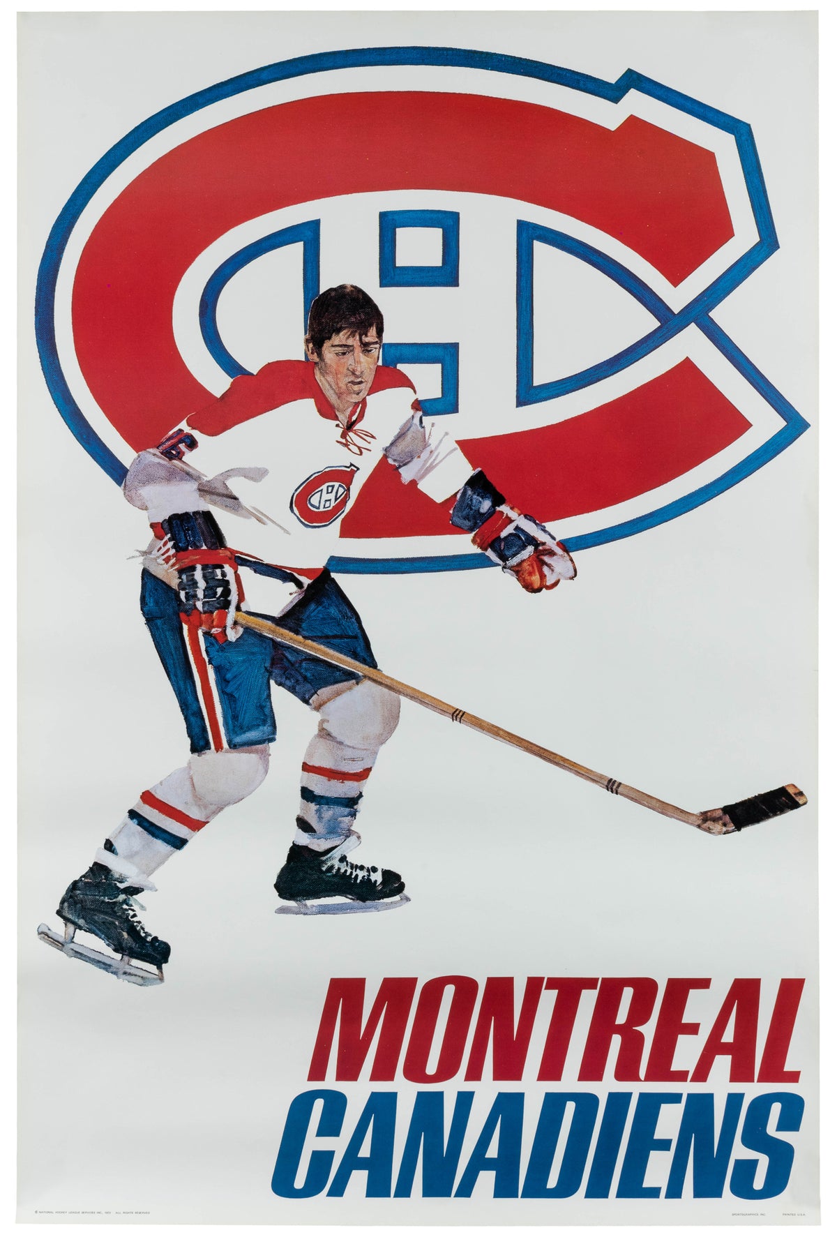Montreal Canadiens, NHL - Original Vintage Poster