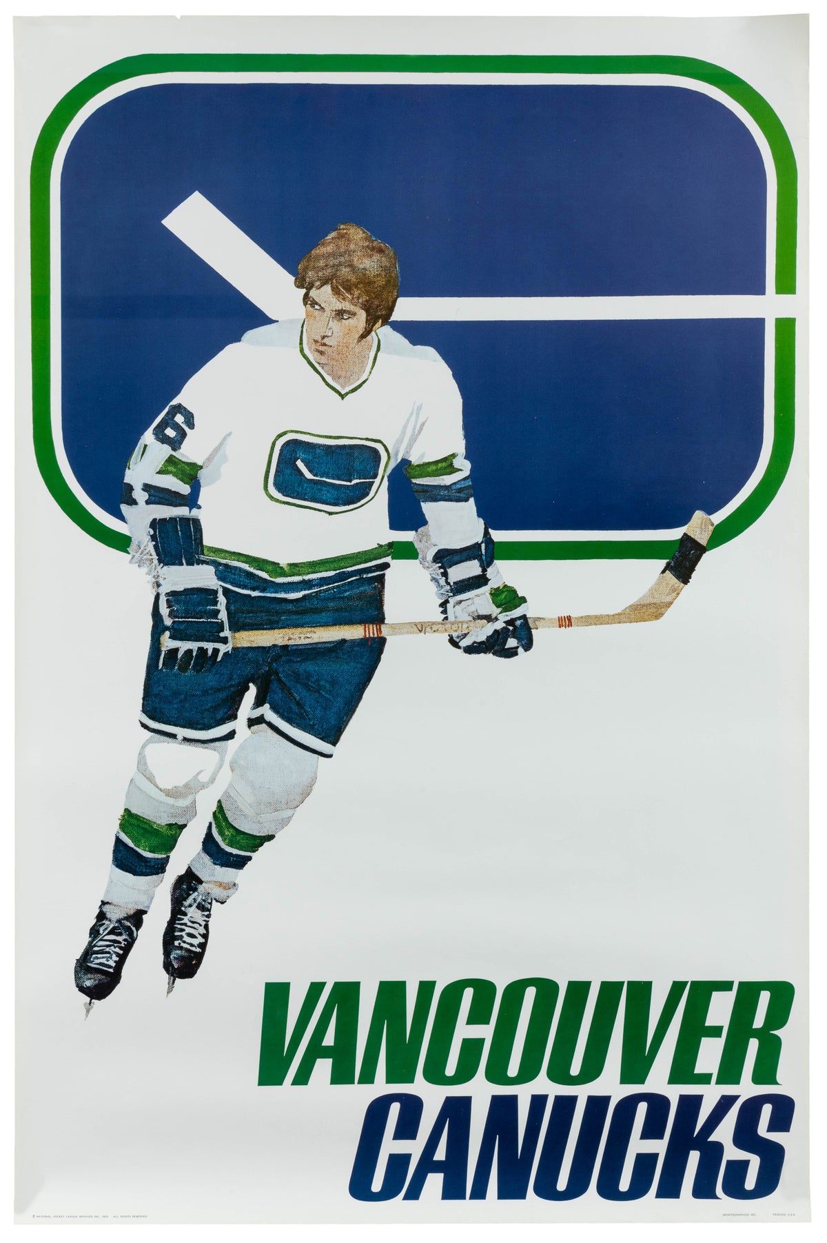 Vancouver Canucks, NHL - Original Vintage Poster