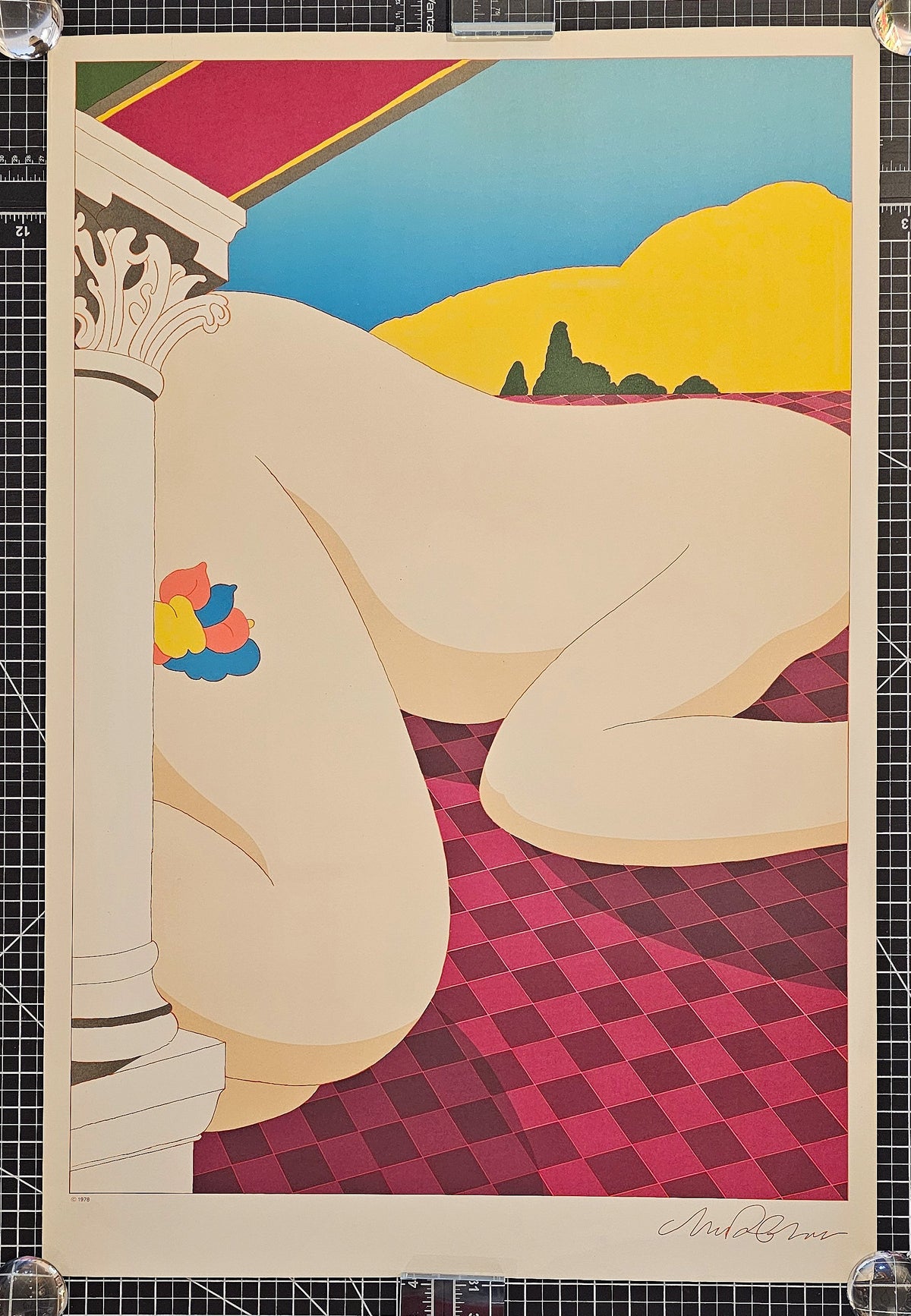 Nude on the Dance Hall Floor (2-Piece) - Authentic Vintage Poster