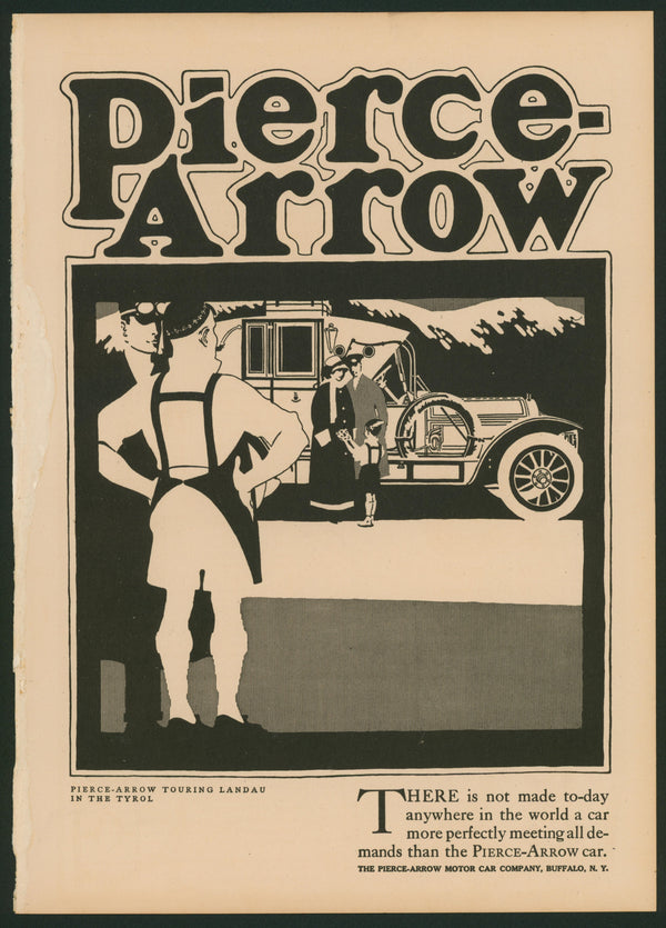 Vintage Ad- Pierce Arrow - Authentic Vintage Vintage Ad