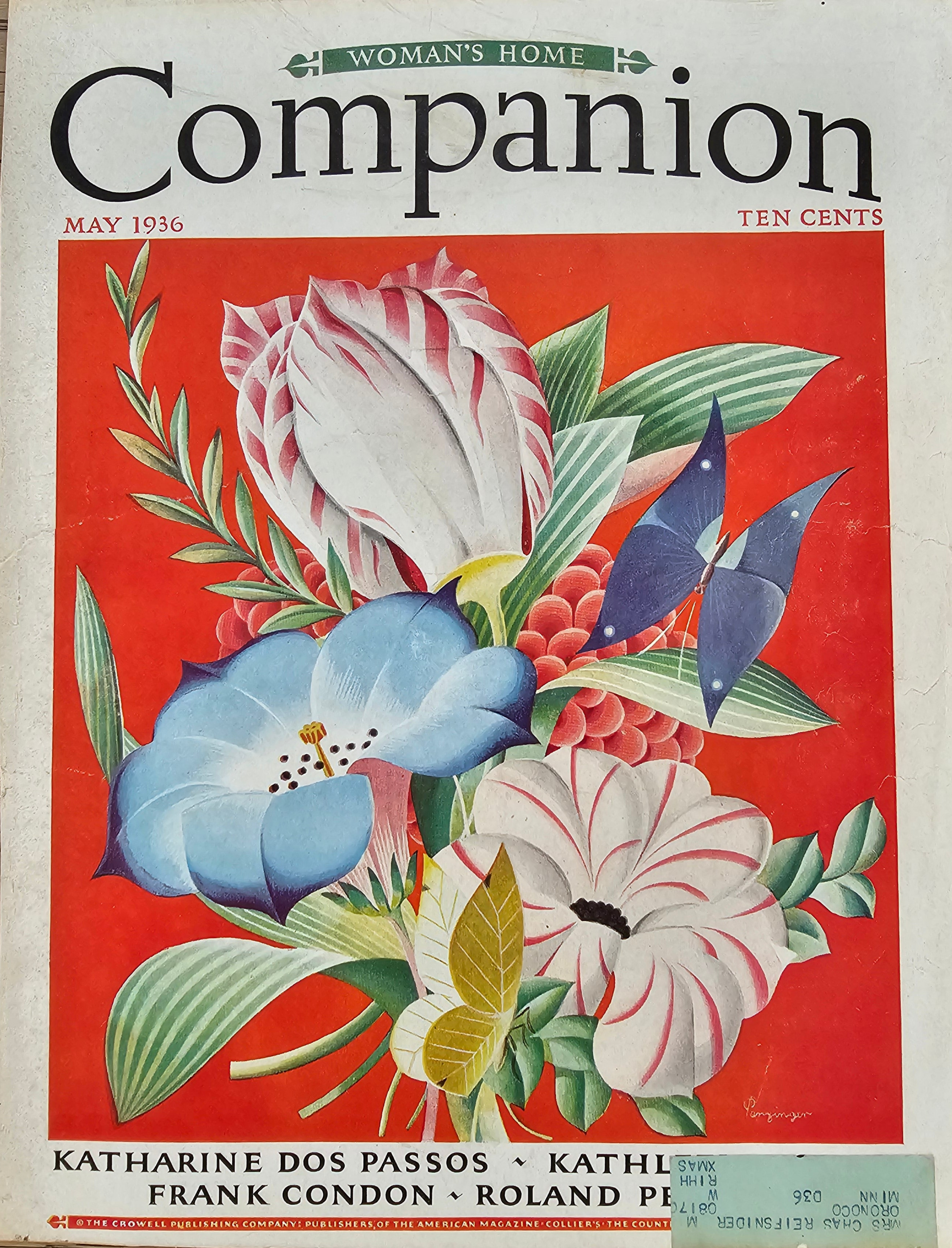 Companion Magazine, May 1936 - Authentic Vintage Cover Art