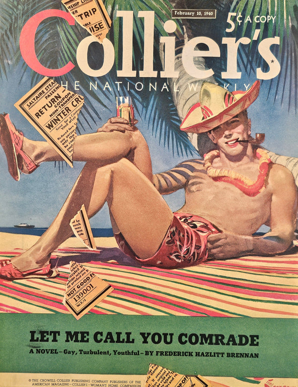 Let Me Call You Comrade- Collier's Magazine - Authentic Vintage Cover Art