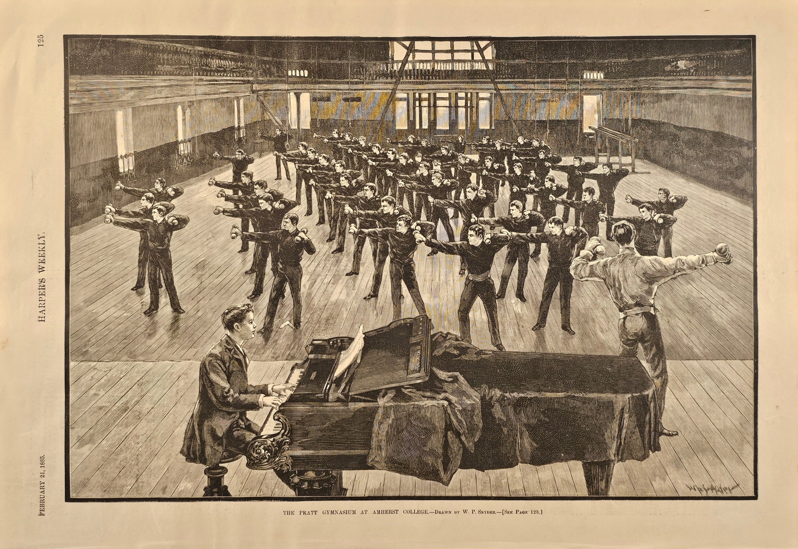 Harpers Weekly Illustration - Authentic Vintage Antique Print