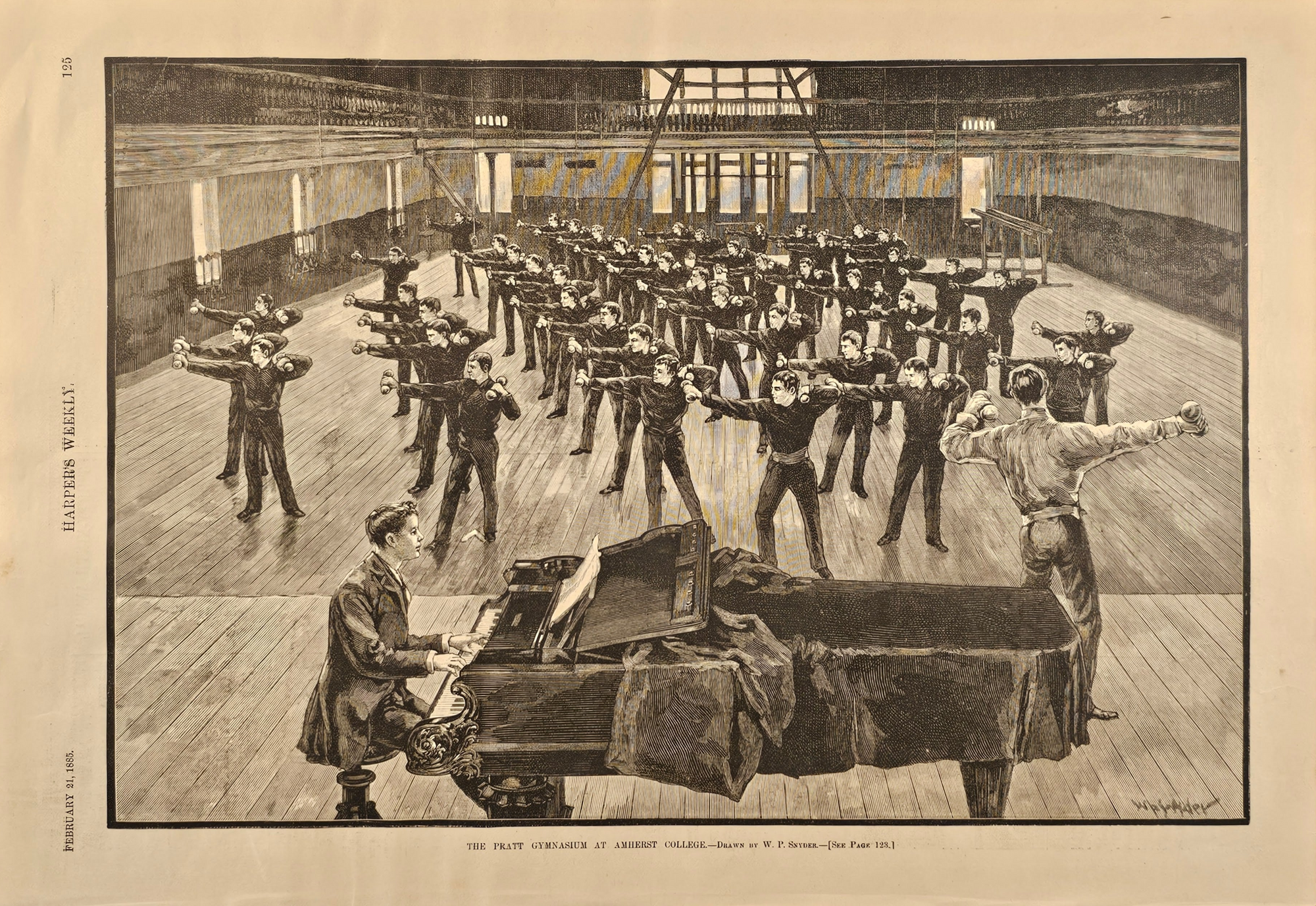 Harpers Weekly Illustration - Authentic Vintage Antique Print