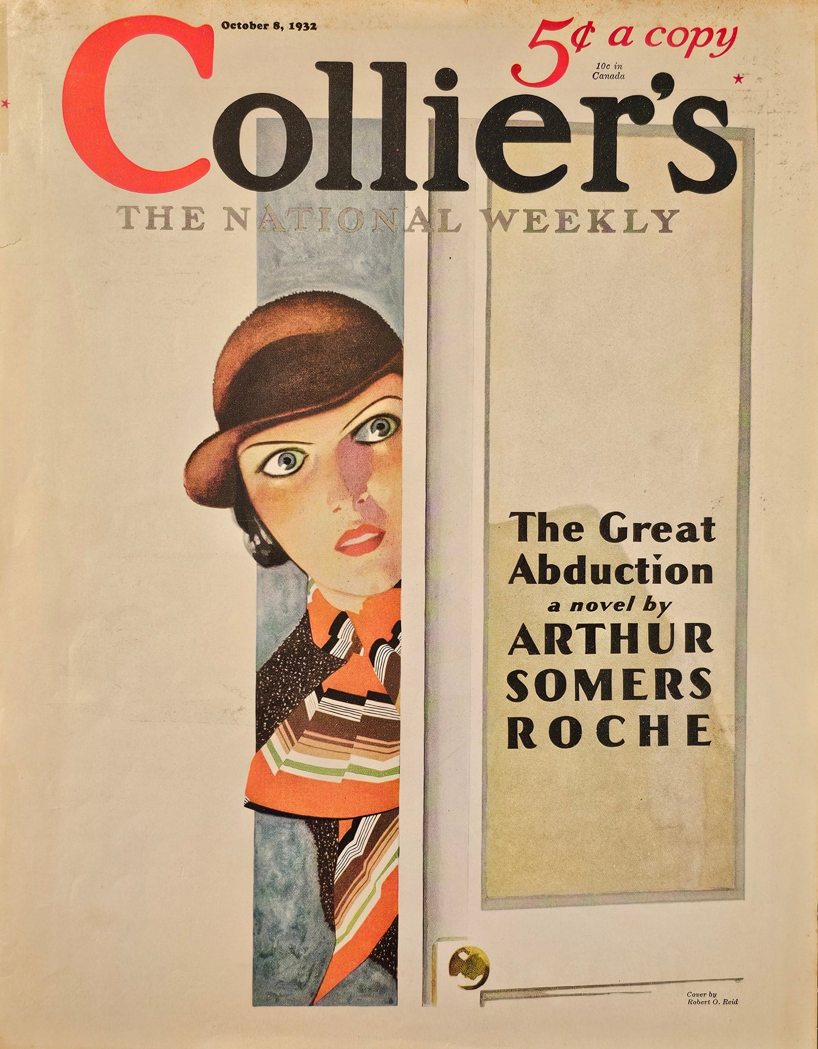 The Great Abduction- Collier's Magazine - Authentic Vintage Cover Art