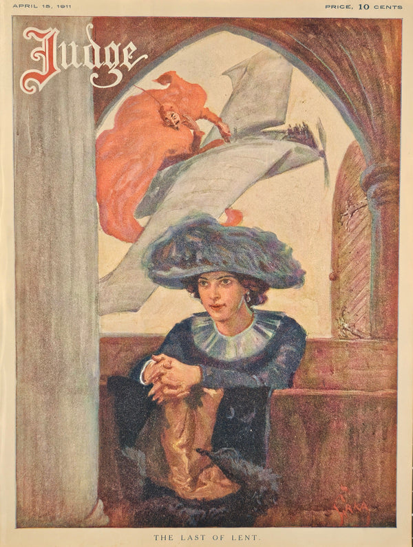 The Last of Lent- Judge Magazine - Authentic Vintage Cover Art