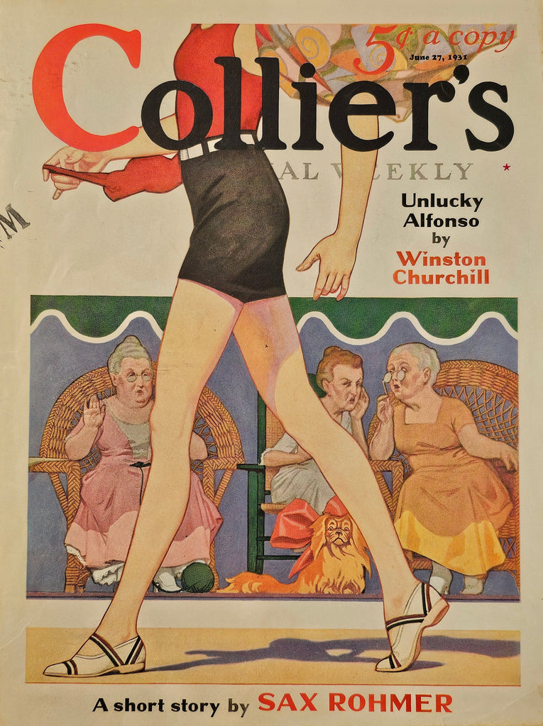 The Strut- Collier's Magazine, Vintage Cover Art - Authentic