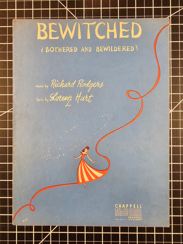 Bewitched (Bothered and Bewildered) Sheet Music - Authentic Vintage Cover Art