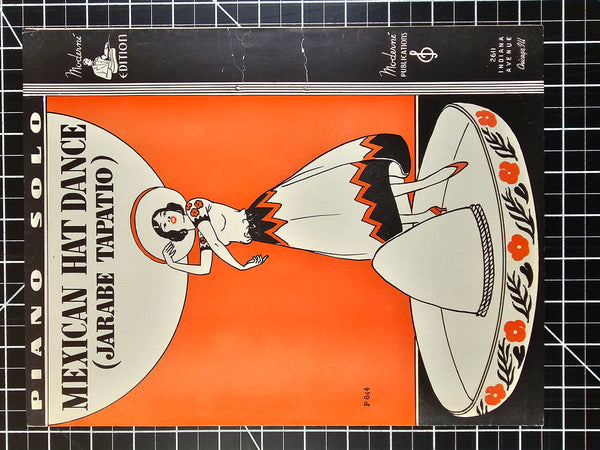 Mexican Hat Dance- Sheet Music - Authentic Vintage Antique Print