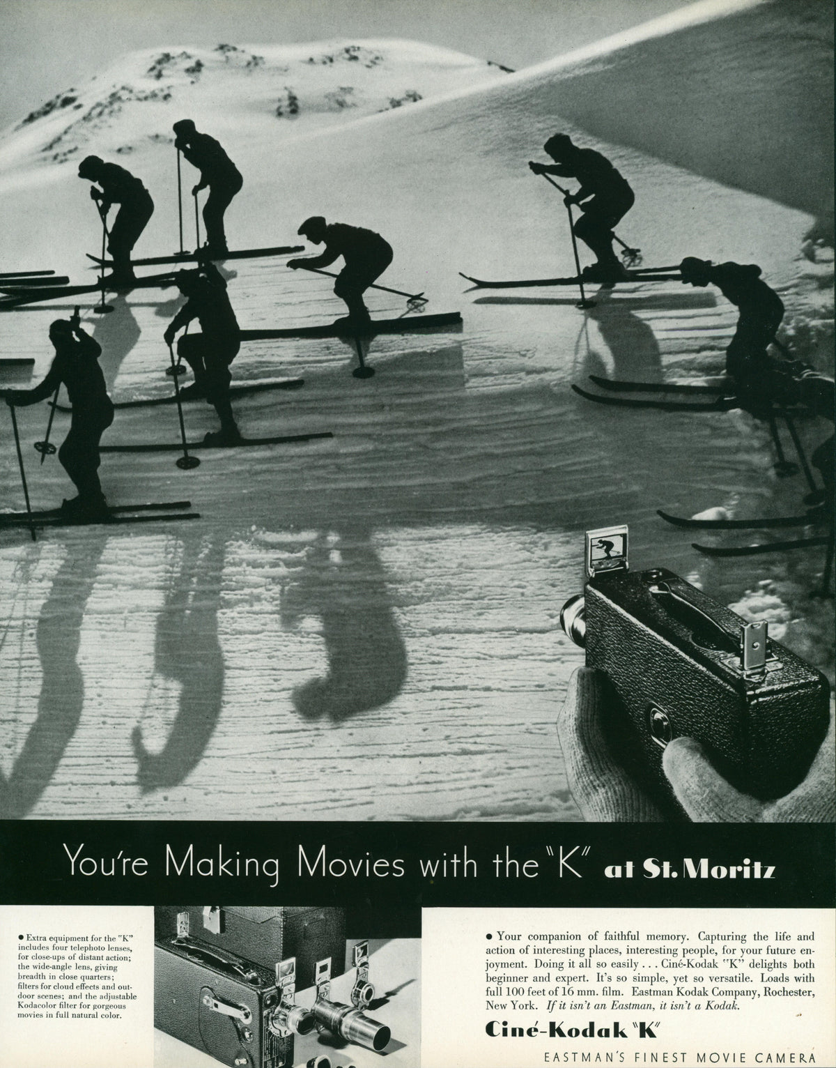 Kodak Surf & Ski (Set of 2)- Vintage Ad - Authentic Vintage Vintage Ad