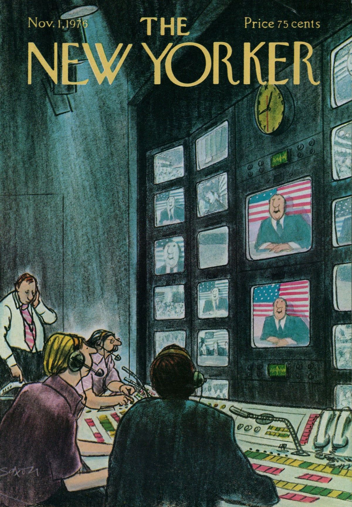 Breaking News- The New Yorker - Authentic Vintage Cover Art