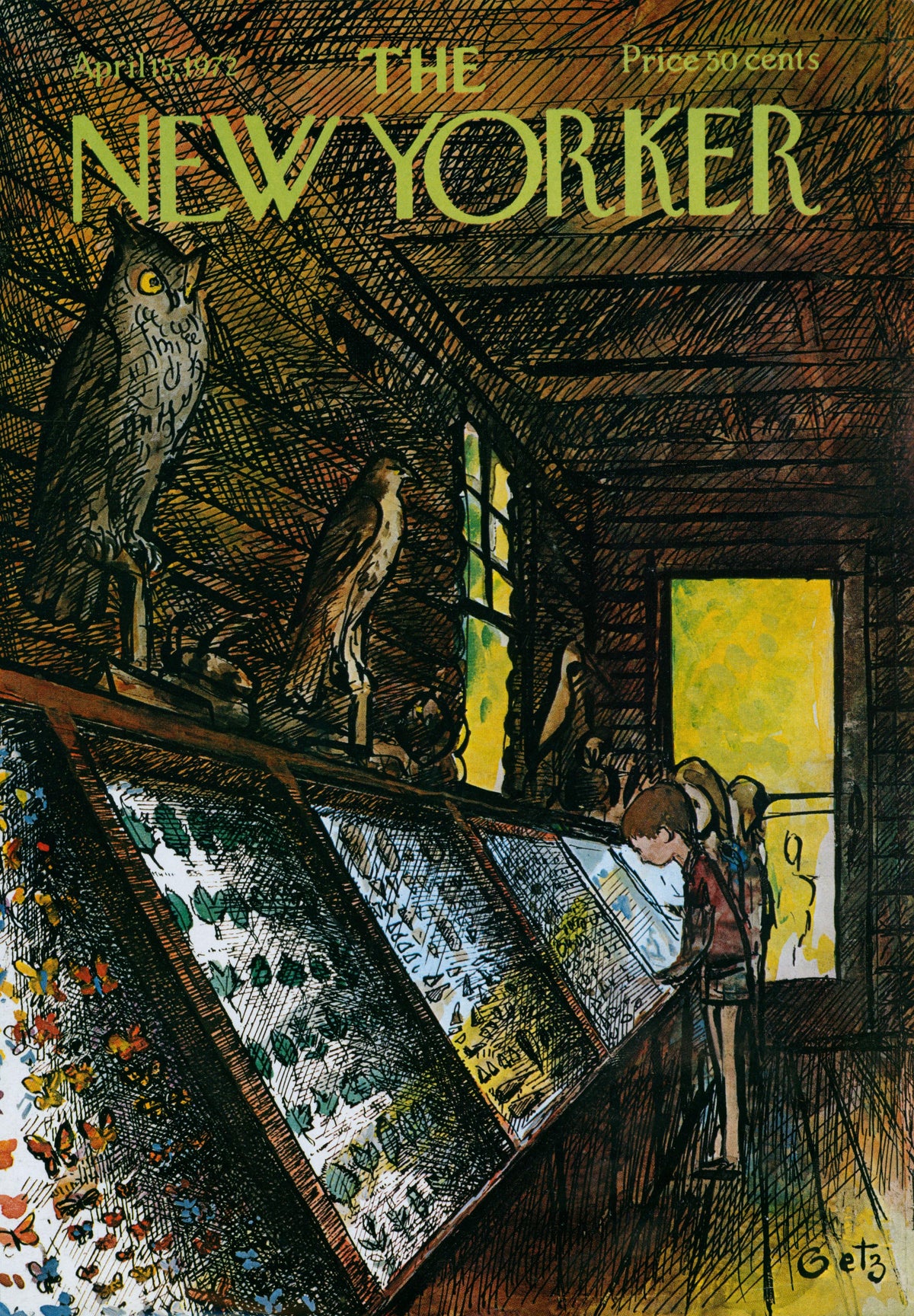 Natures Marvels- The New Yorker - Authentic Vintage Cover Art