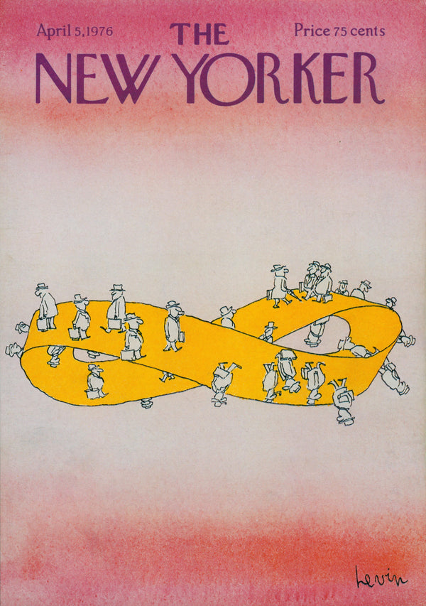 The Infinite Work Day- The New Yorker - Authentic Vintage Cover Art