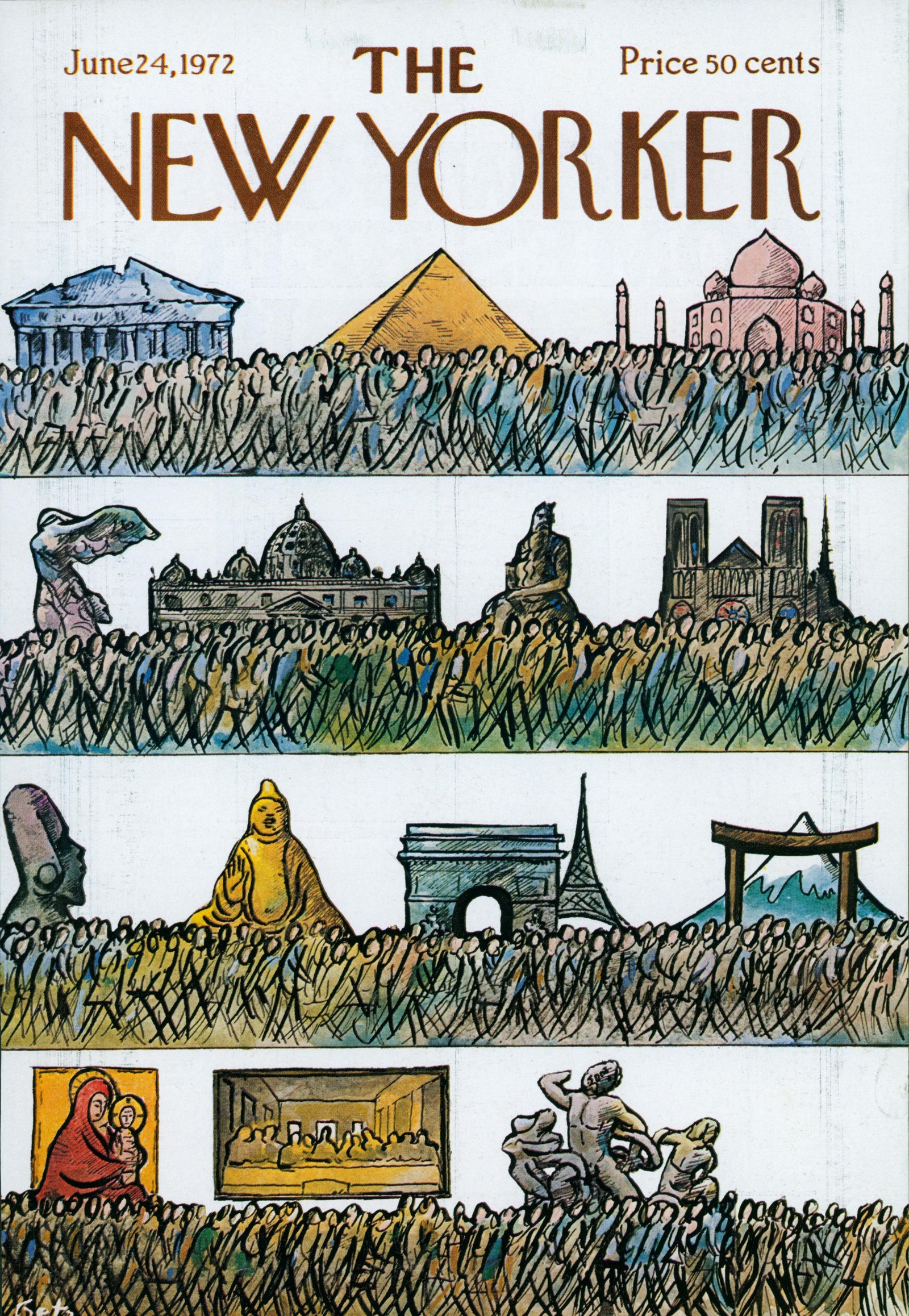 World of Wonders- The New Yorker - Authentic Vintage Cover Art