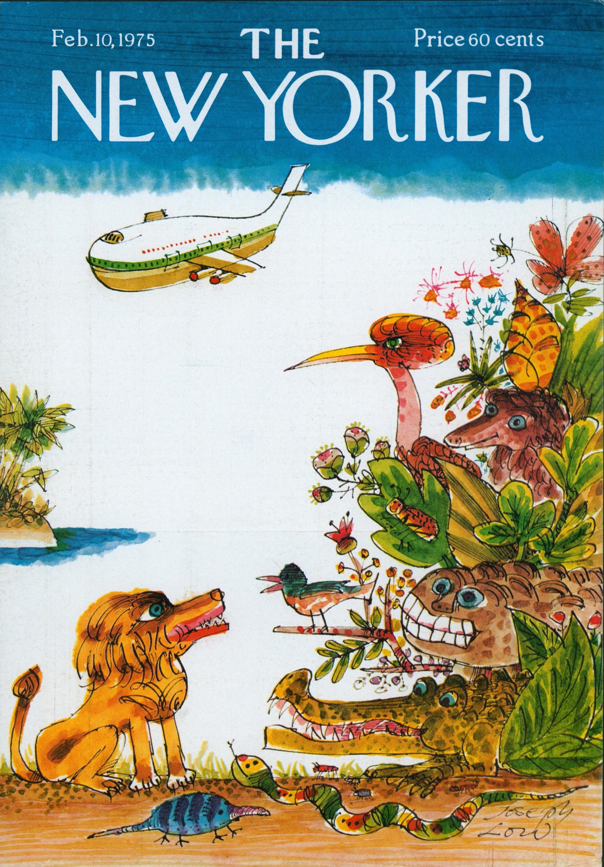 Party Animal Island- The New Yorker - Authentic Vintage Cover Art