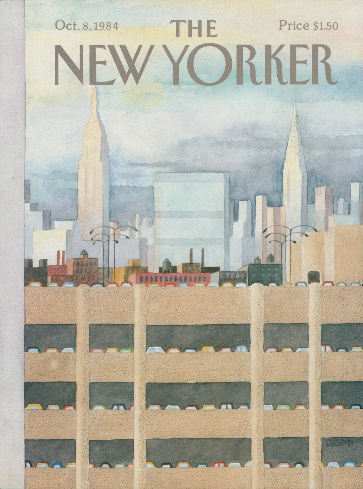 Urban Views- The New Yorker - Authentic Vintage Cover Art