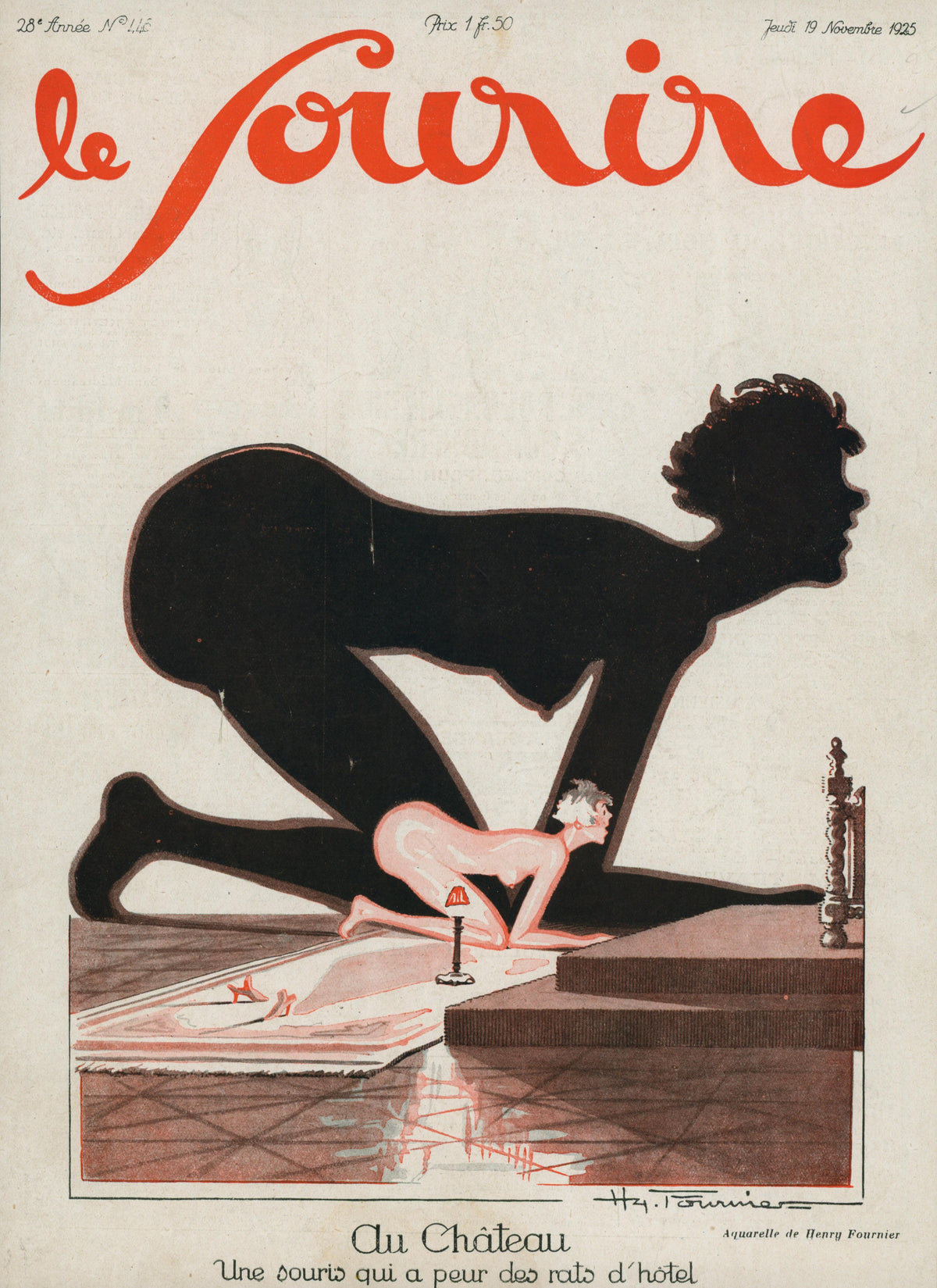 After Dark- Le Sourire - Authentic Vintage Cover Art