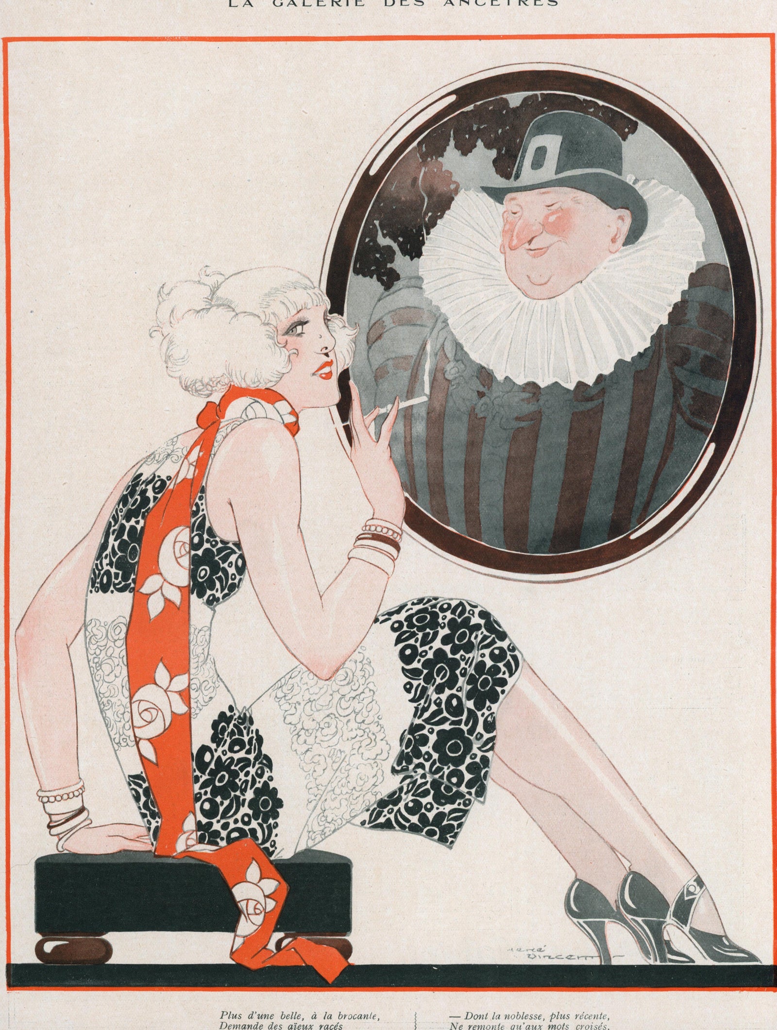 Modern Vices- La Vie Parisienne - Authentic Vintage Illustration