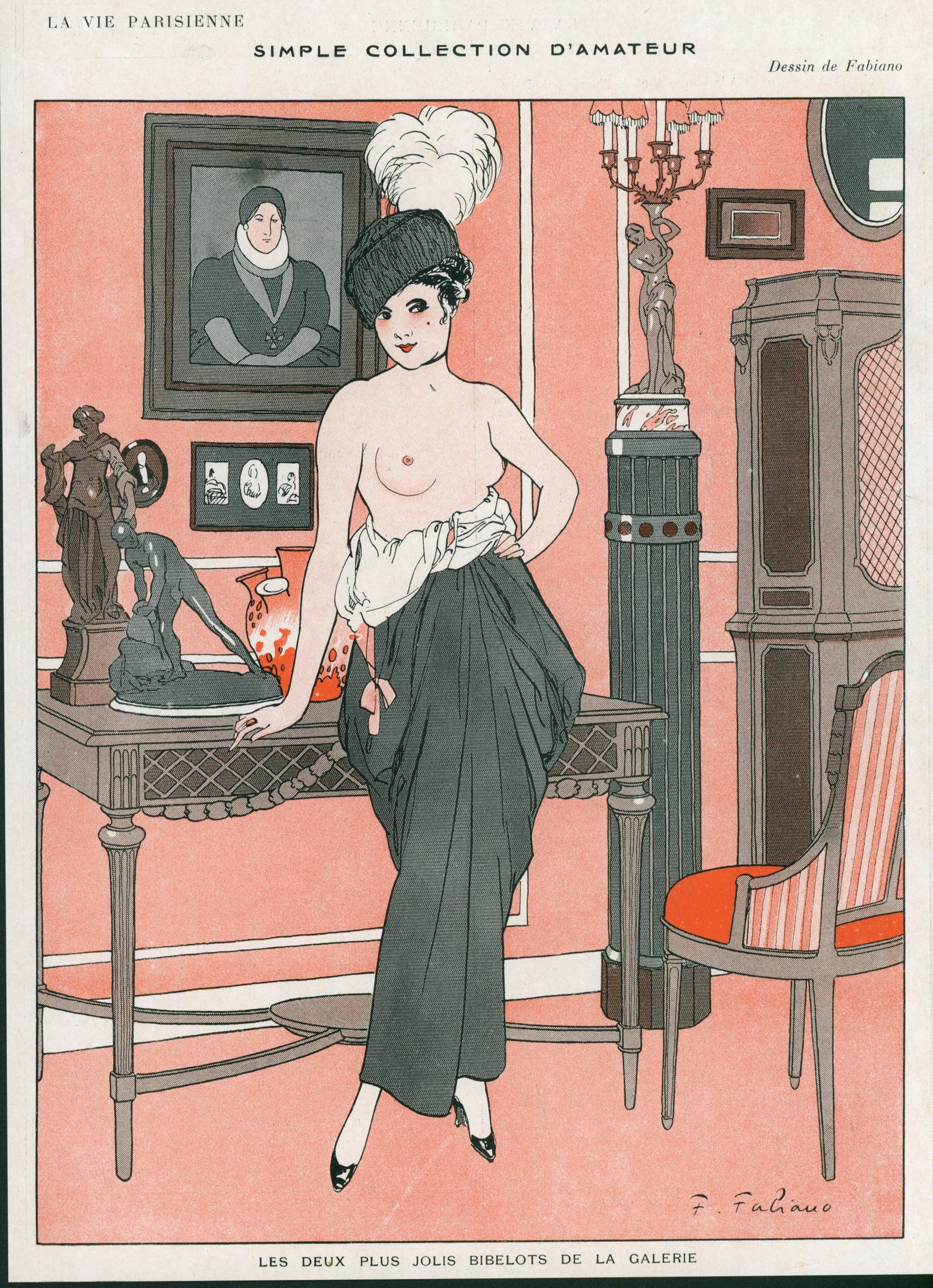 Amateur Designer- La Vie Parisienne - Authentic Vintage Illustration