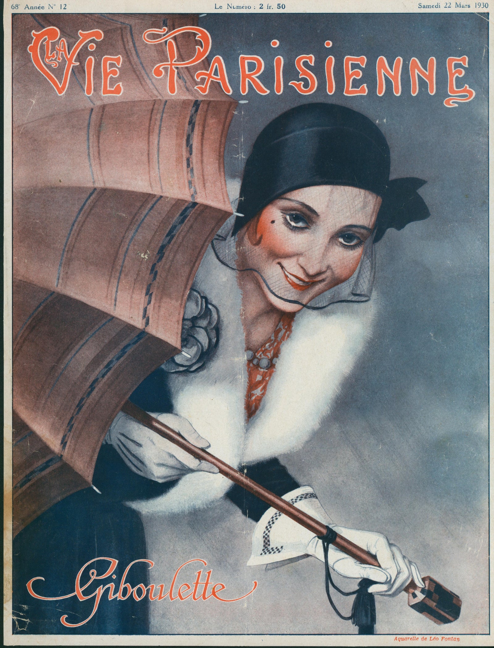Eye of the Storm- La Vie Parisienne - Authentic Vintage Cover Art