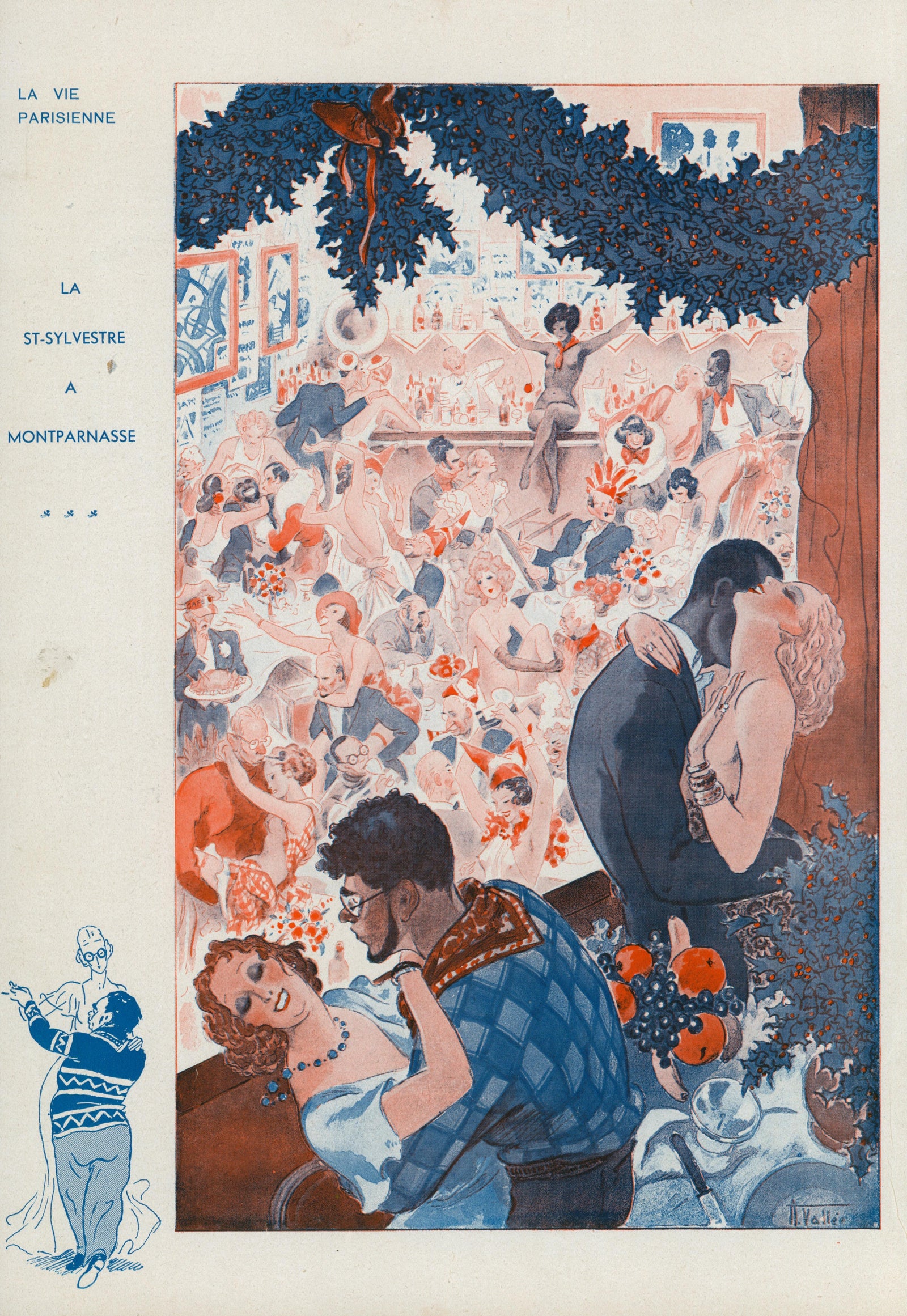 Love Drunk- La Vie Parisienne - Authentic Vintage Illustration